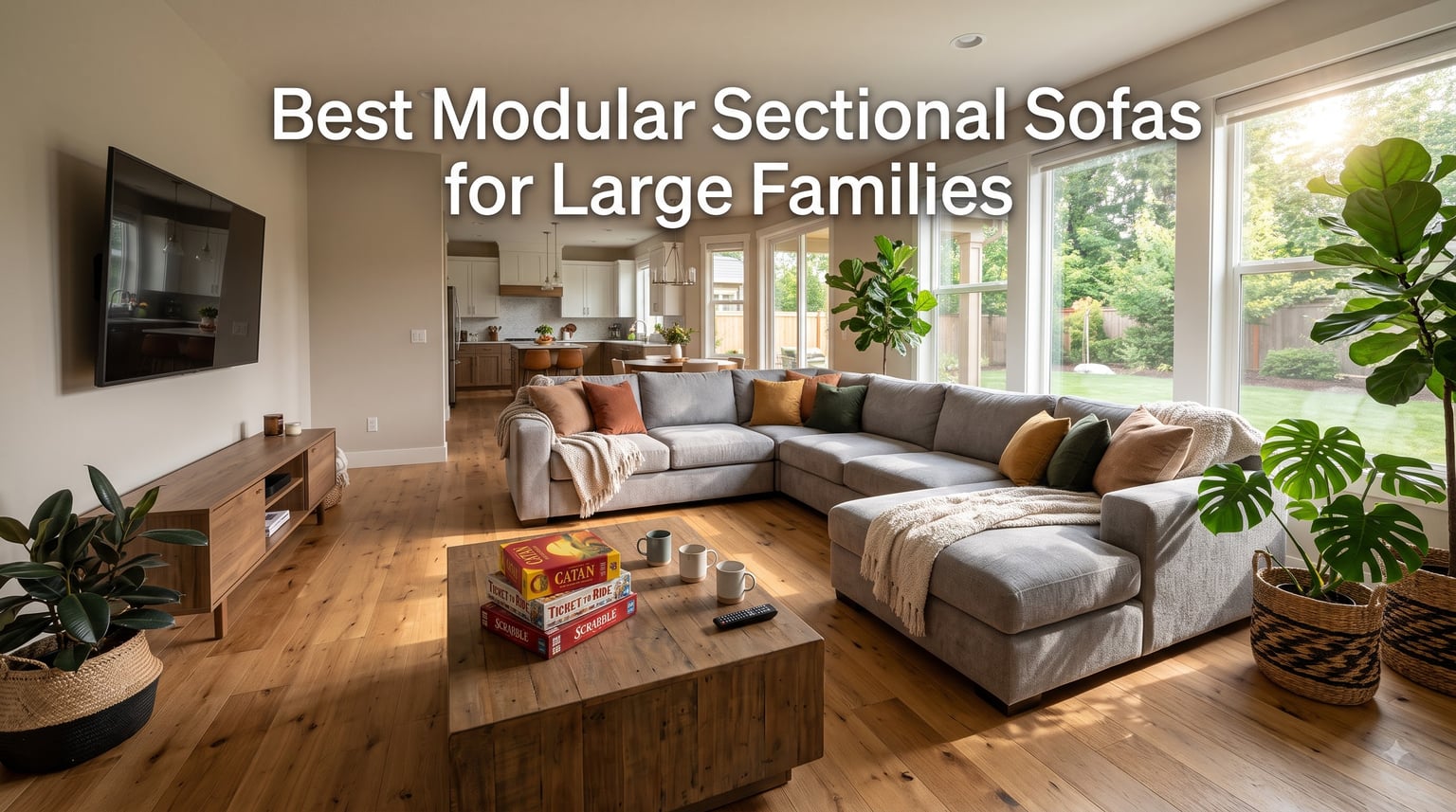 Best Modular Sectional Sofas for Large Families