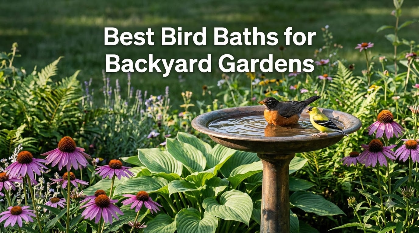 Best Bird Baths for Backyard Gardens