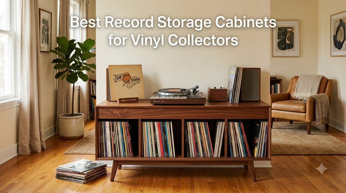 Best Record Storage Cabinets for Vinyl Collectors