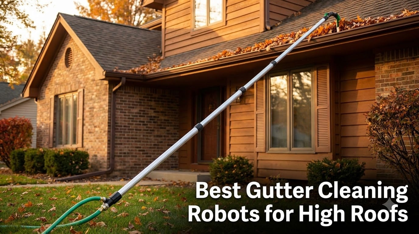 Best Gutter Cleaning Robots for High Roofs