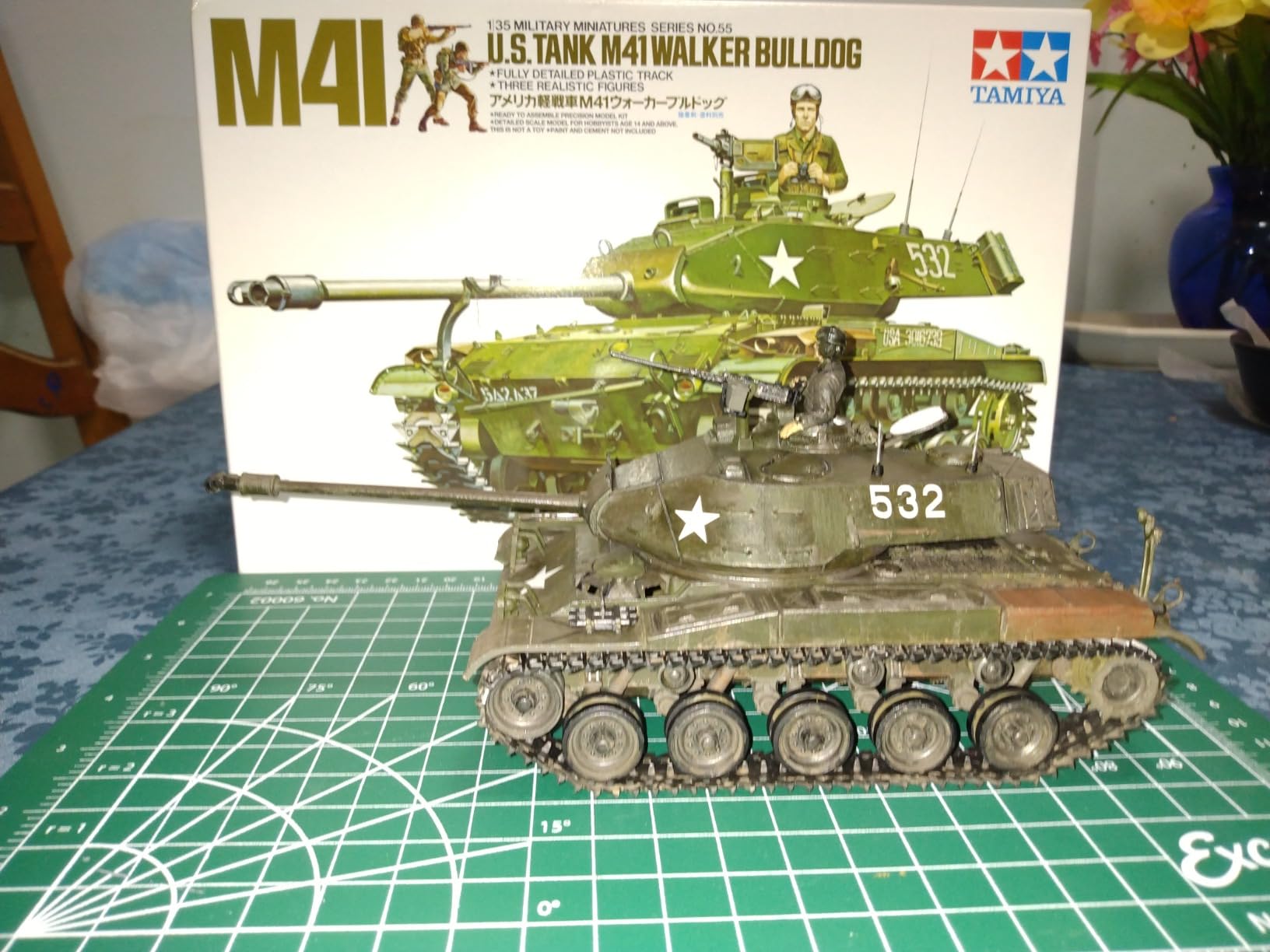 Tamiya TAM35055 1/35 US M41 Walker Bulldog customer photo 2