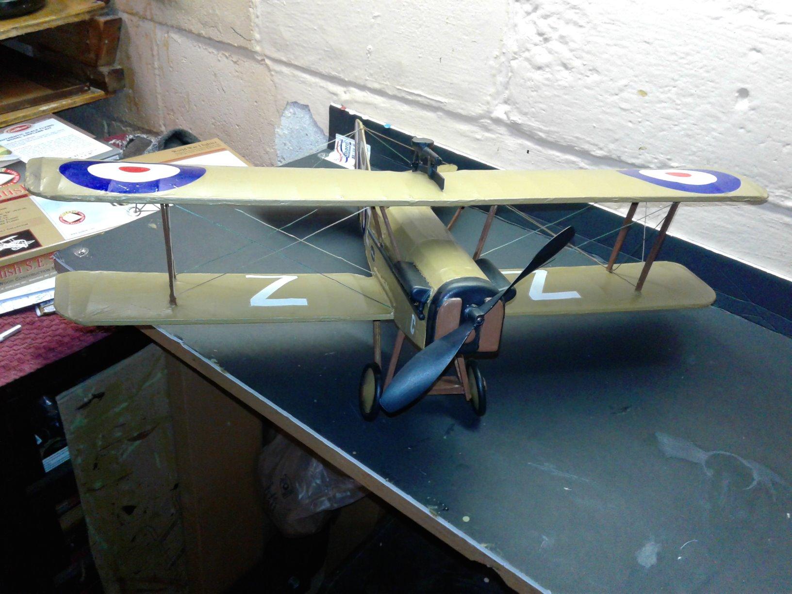 Guillow's British SE 5-A Laser Cut Model Kit, Small | 24 in wingspan WWI fighter customer photo 1
