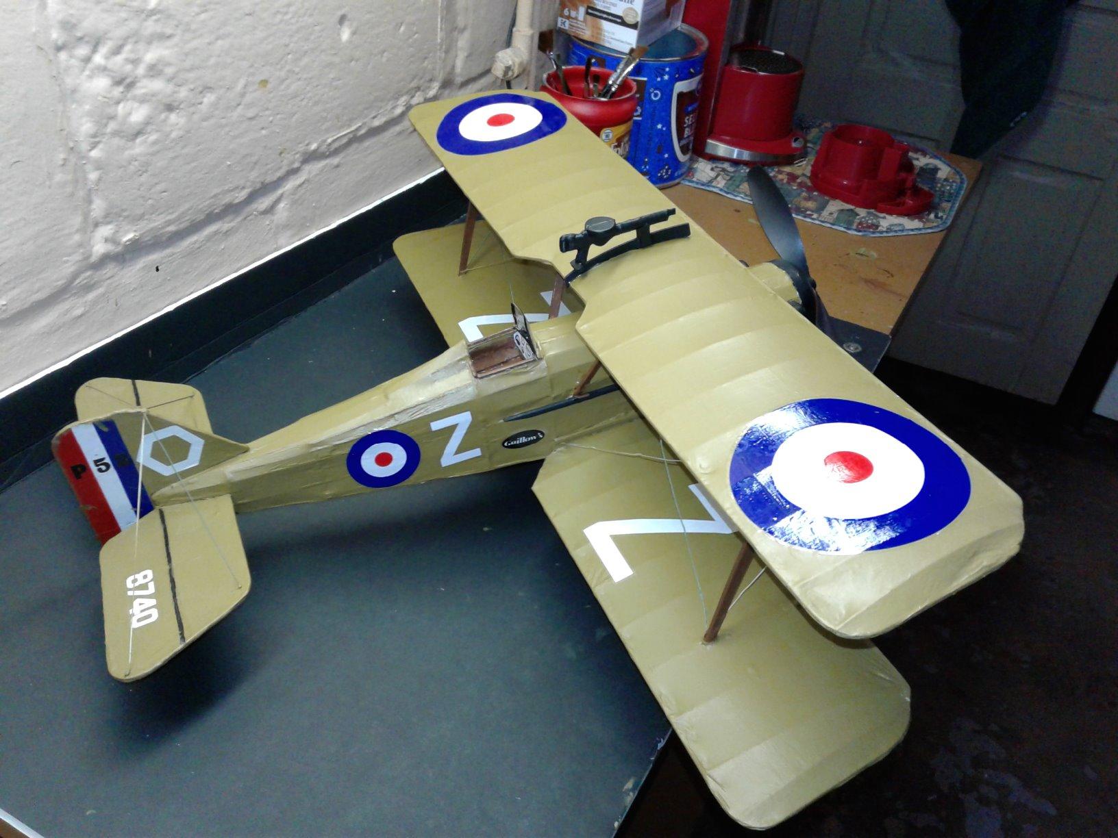 Guillow's British SE 5-A Laser Cut Model Kit, Small | 24 in wingspan WWI fighter customer photo 2