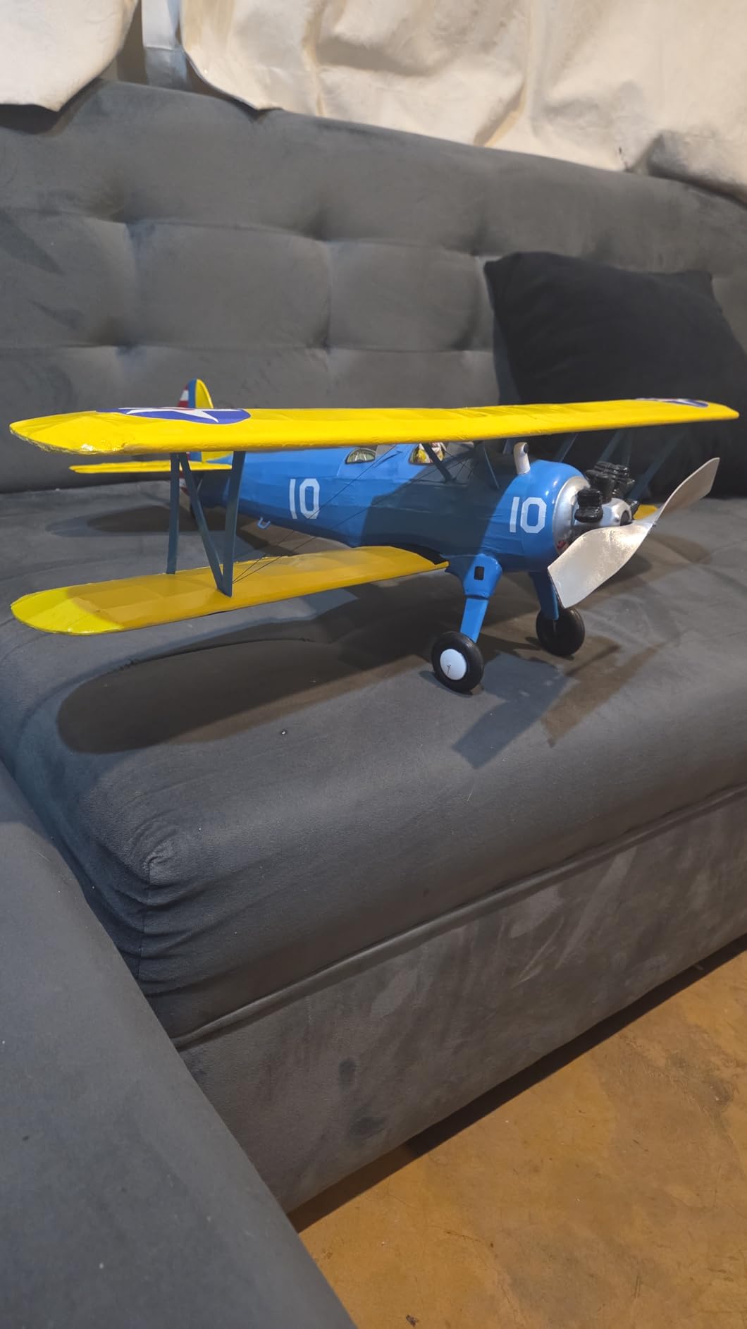 Guillow's Stearman PT-17 Model Kit, Navy PT-17 Biplane, 28-in Wingspan customer photo 2