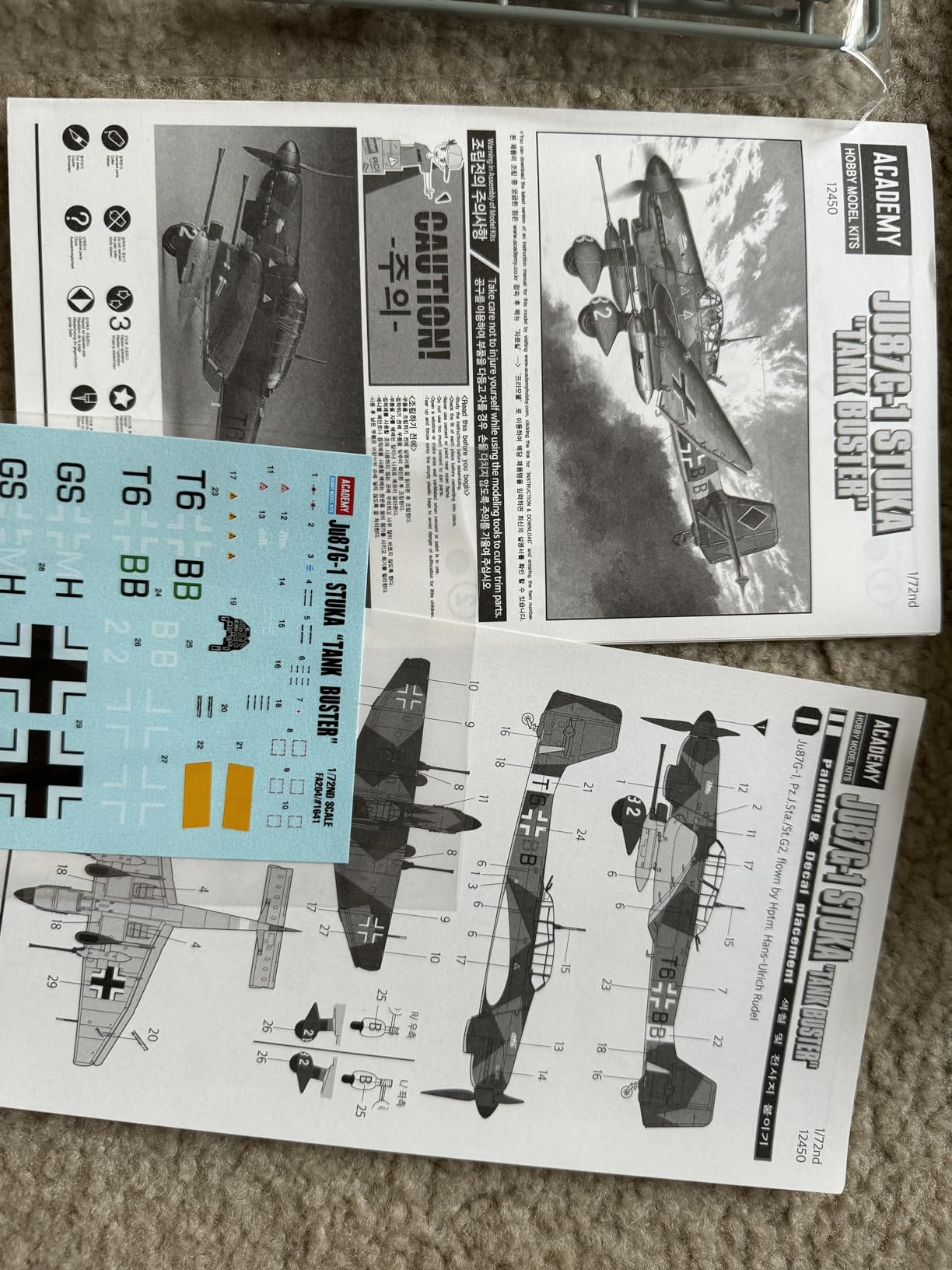 Academy JU87G-1 Stuka 'Tank Buster' Plastic Model Kit customer photo 2