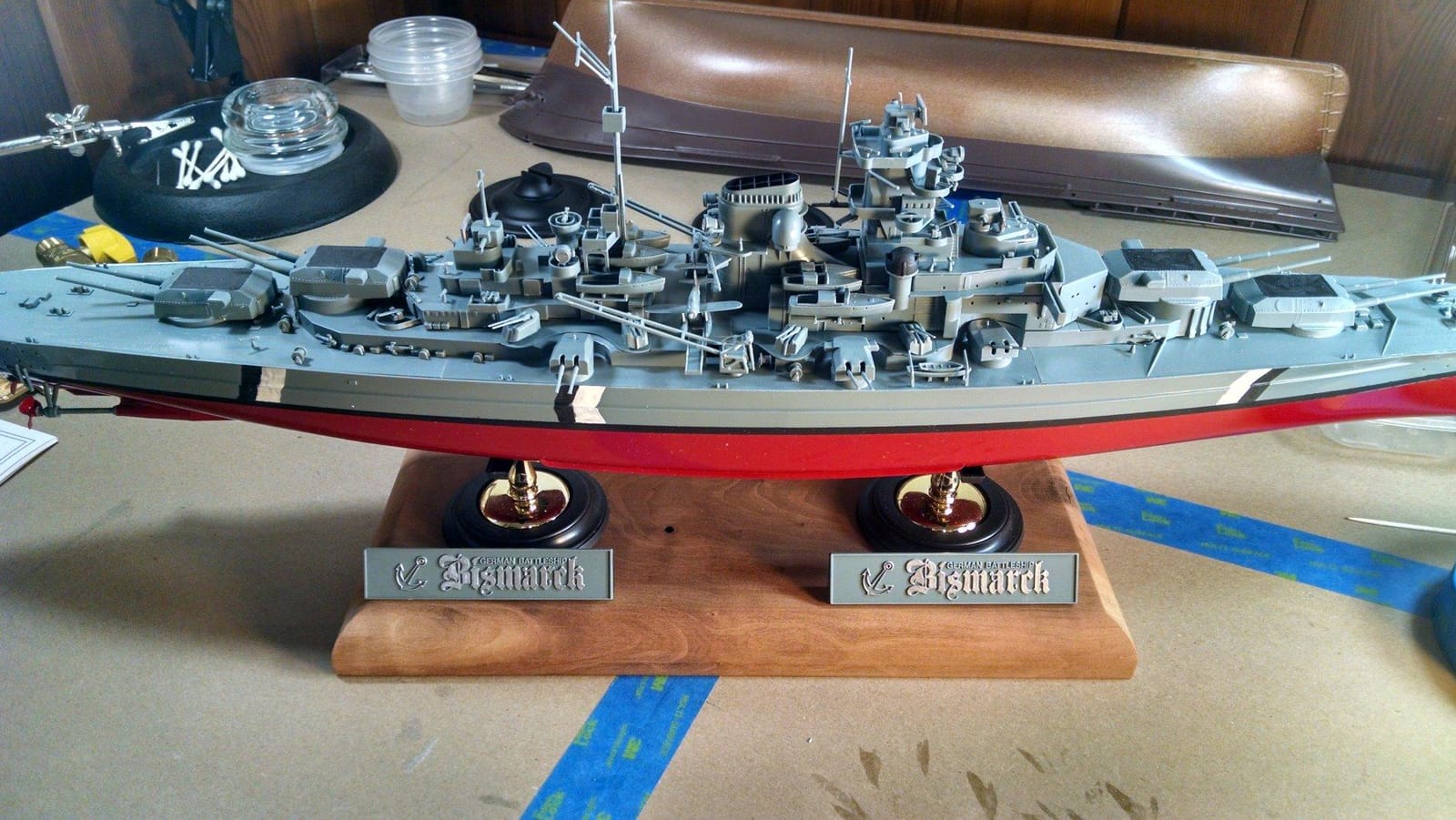 Academy German Battleship Bismarck 1/350 Scale Model Kit, Navy customer photo 1
