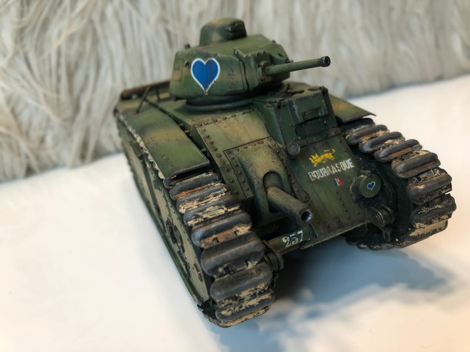 Tamiya Models French Battle Tank B1 BIS 1/35 Plastic Model Kit customer photo 2