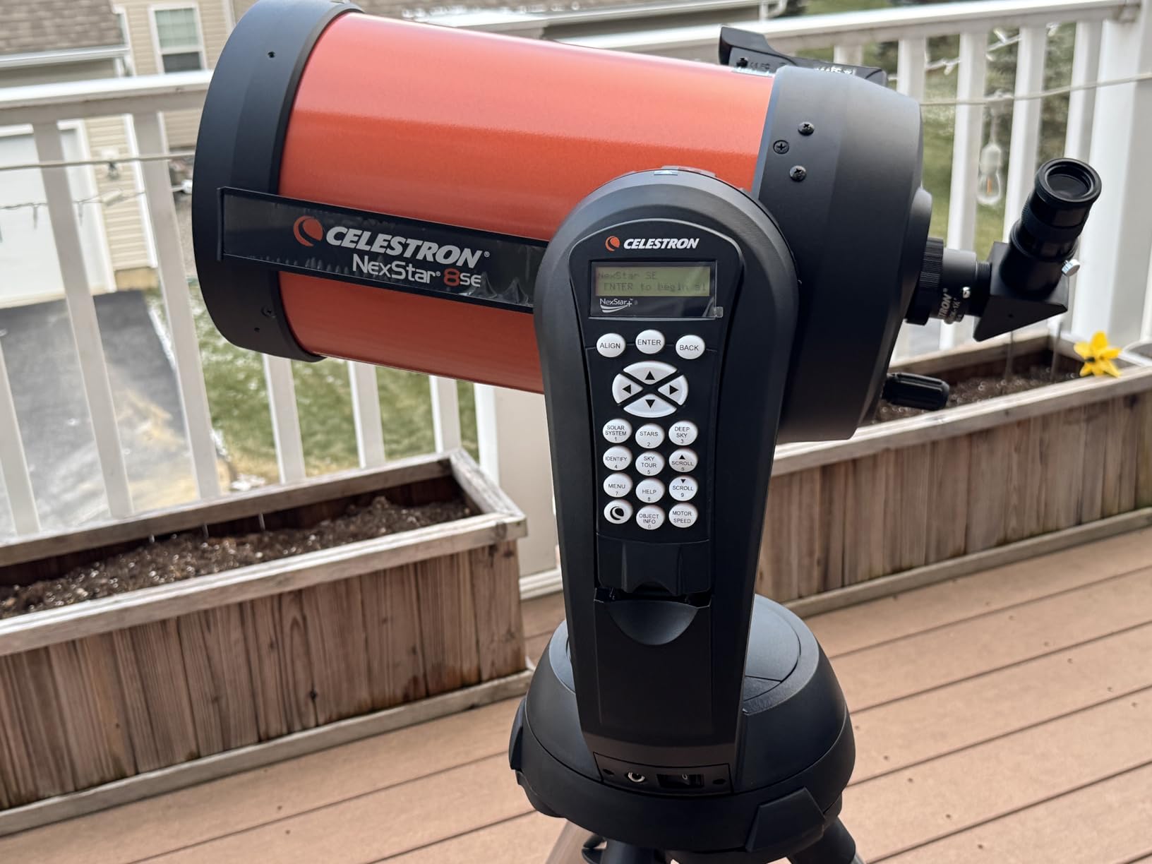 Celestron NexStar 8SE Computerized Telescope – Schmidt-Cassegrain customer photo 2