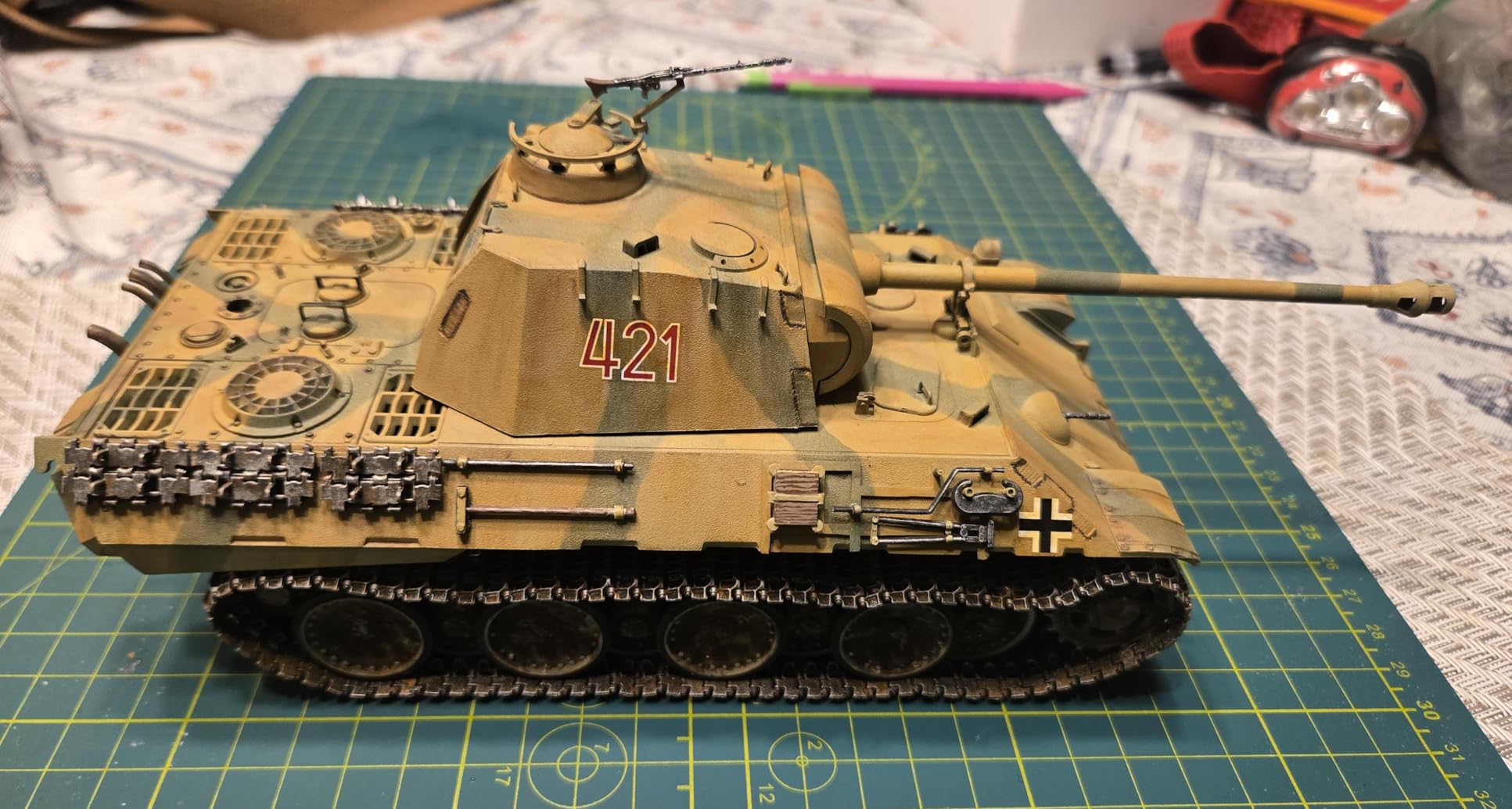 Tamiya Models German Pzkfw V Panther Ausf A Model Kit customer photo 2