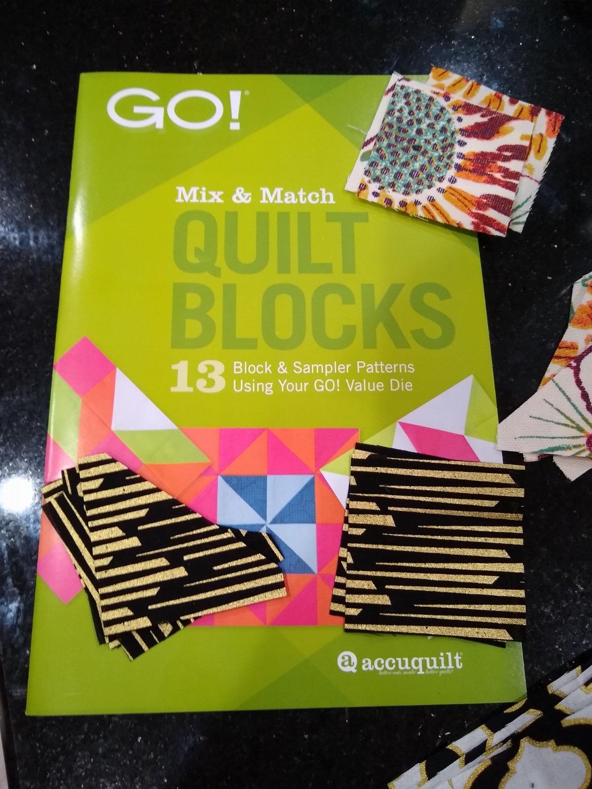 AccuQuilt GO! 55100H Fabric Cutter Starter Set, Portable Design - Includes Die with 3 Shapes, Cutting Mat, and Quick Start Guide customer photo 1