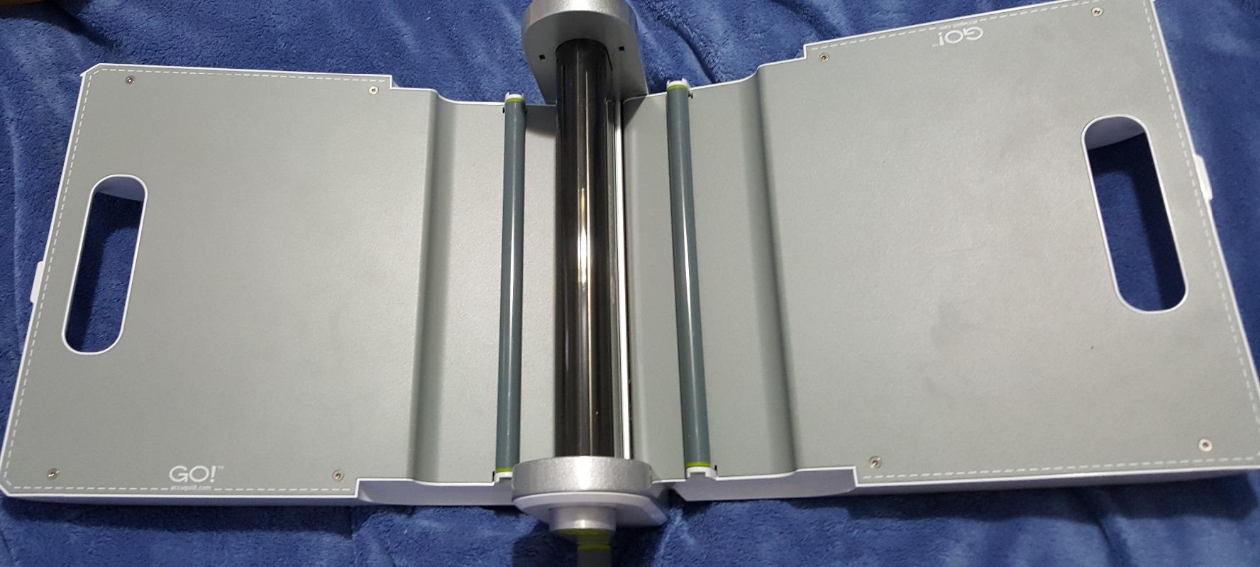AccuQuilt GO! 55100H Fabric Cutter Starter Set, Portable Design - Includes Die with 3 Shapes, Cutting Mat, and Quick Start Guide customer photo 2