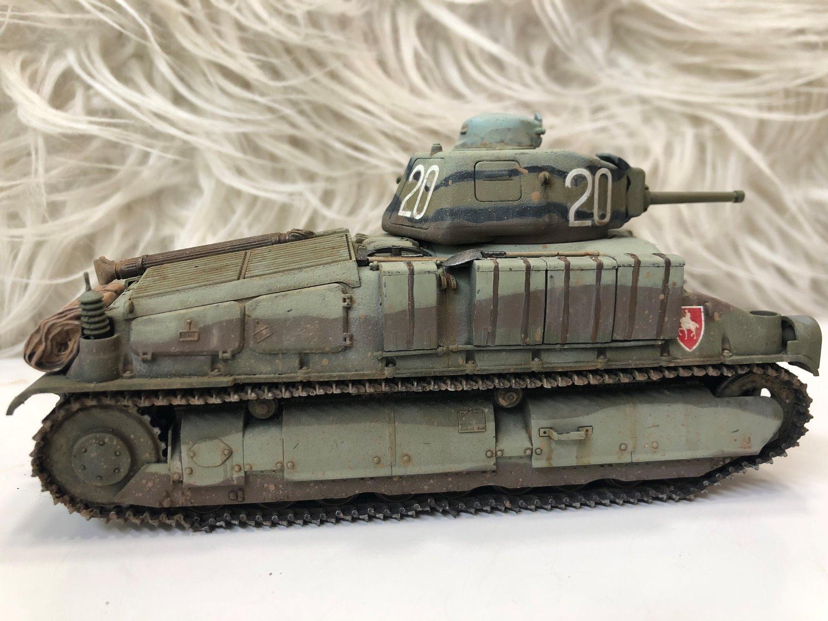 Tamiya 300035344 1:35 French Somua S35 Military Tank Green customer photo 2