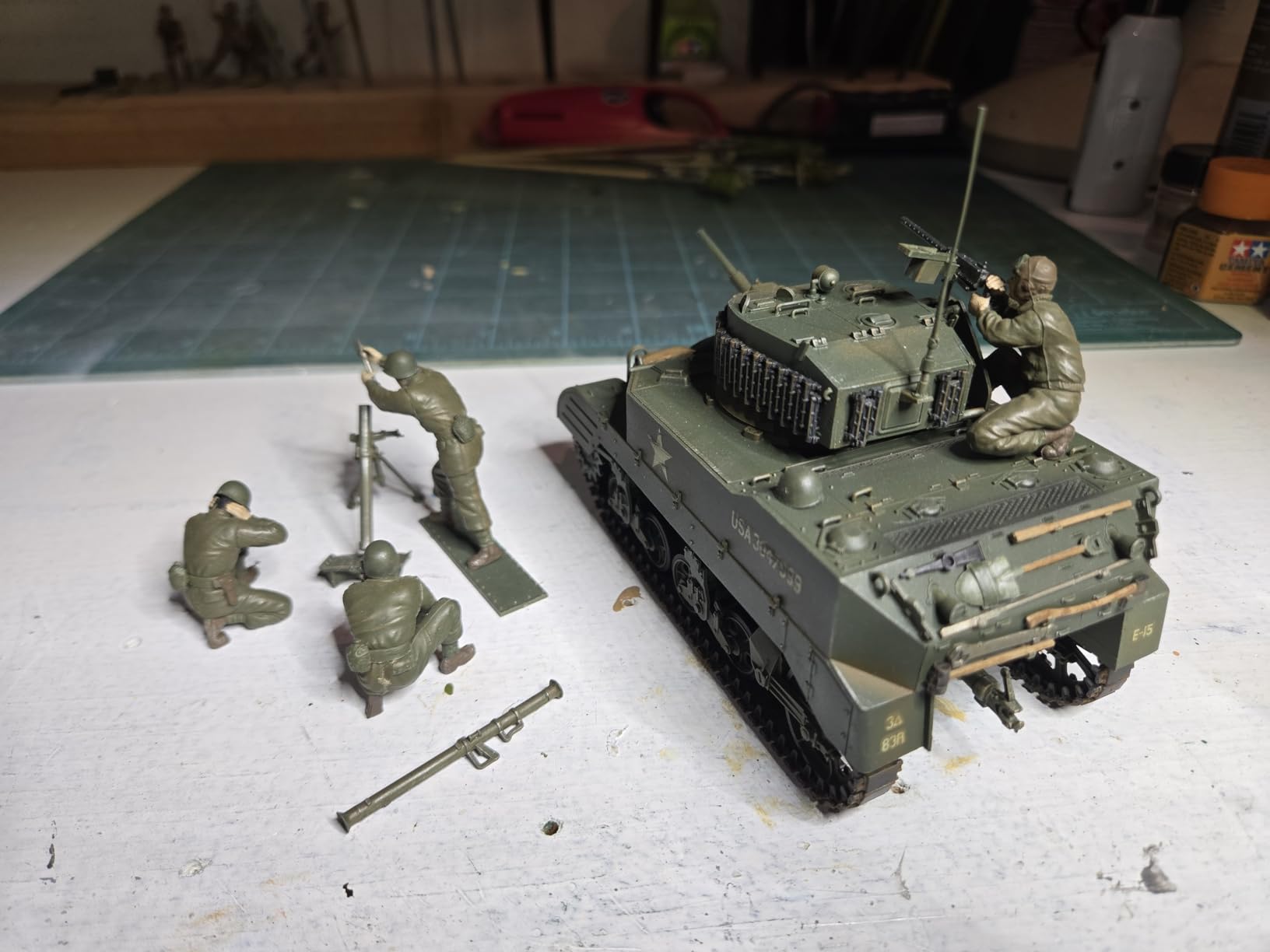 Tamiya 35313 1/35 US Light Tank M5A1 Plastic Model Kit customer photo 2