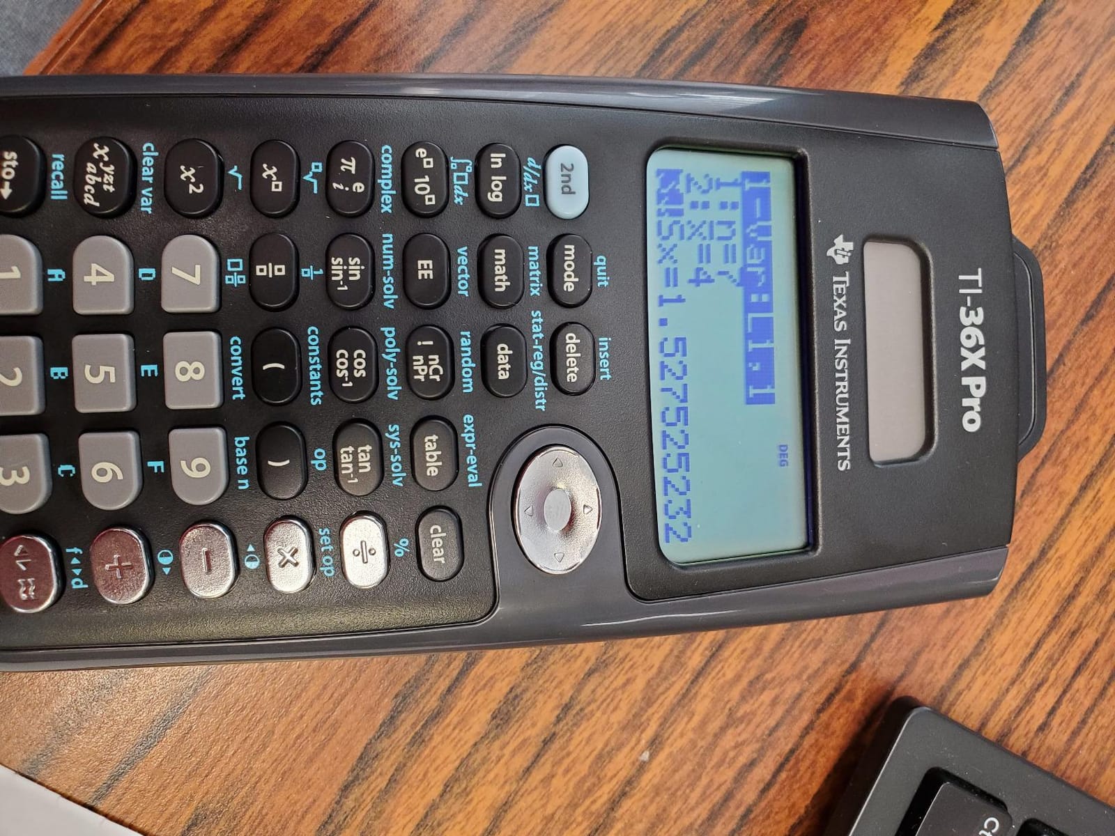 Texas Instruments TI-36X Pro Engineering/Scientific Calculator customer photo 1