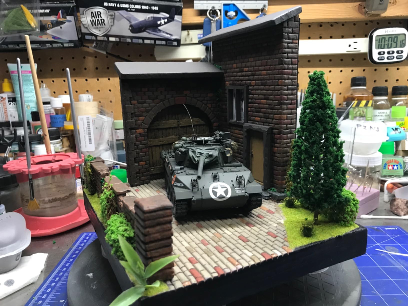 Tamiya Army 35376 1:35 US M18 Hellcat Tank Destroyer-Faithful Replica, Plastic, Crafts, Model Kit, Assembly, Unpainted, Multicoloured customer photo 2