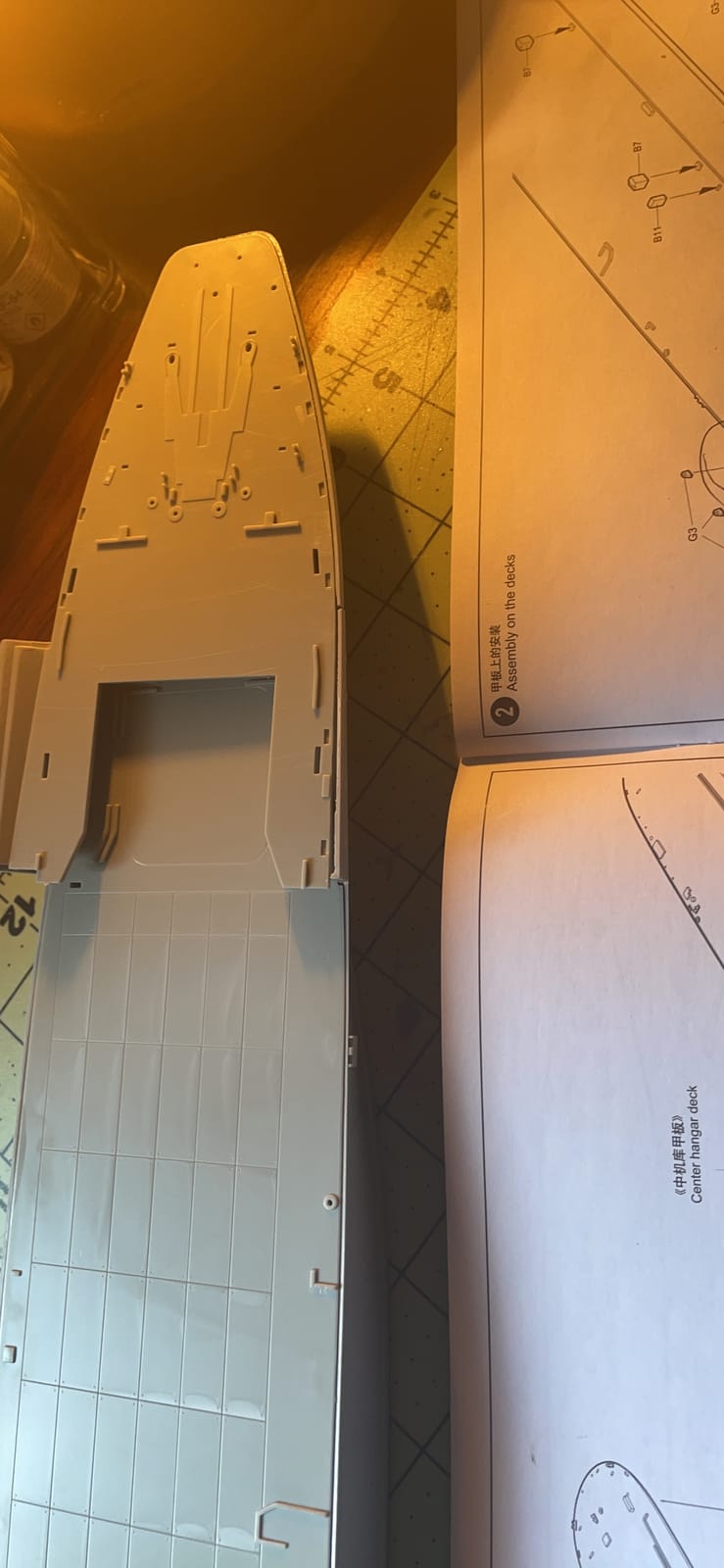 Trumpeter 1/350 USS Hancock CV19 Aircraft Carrier Model Kit customer photo 1