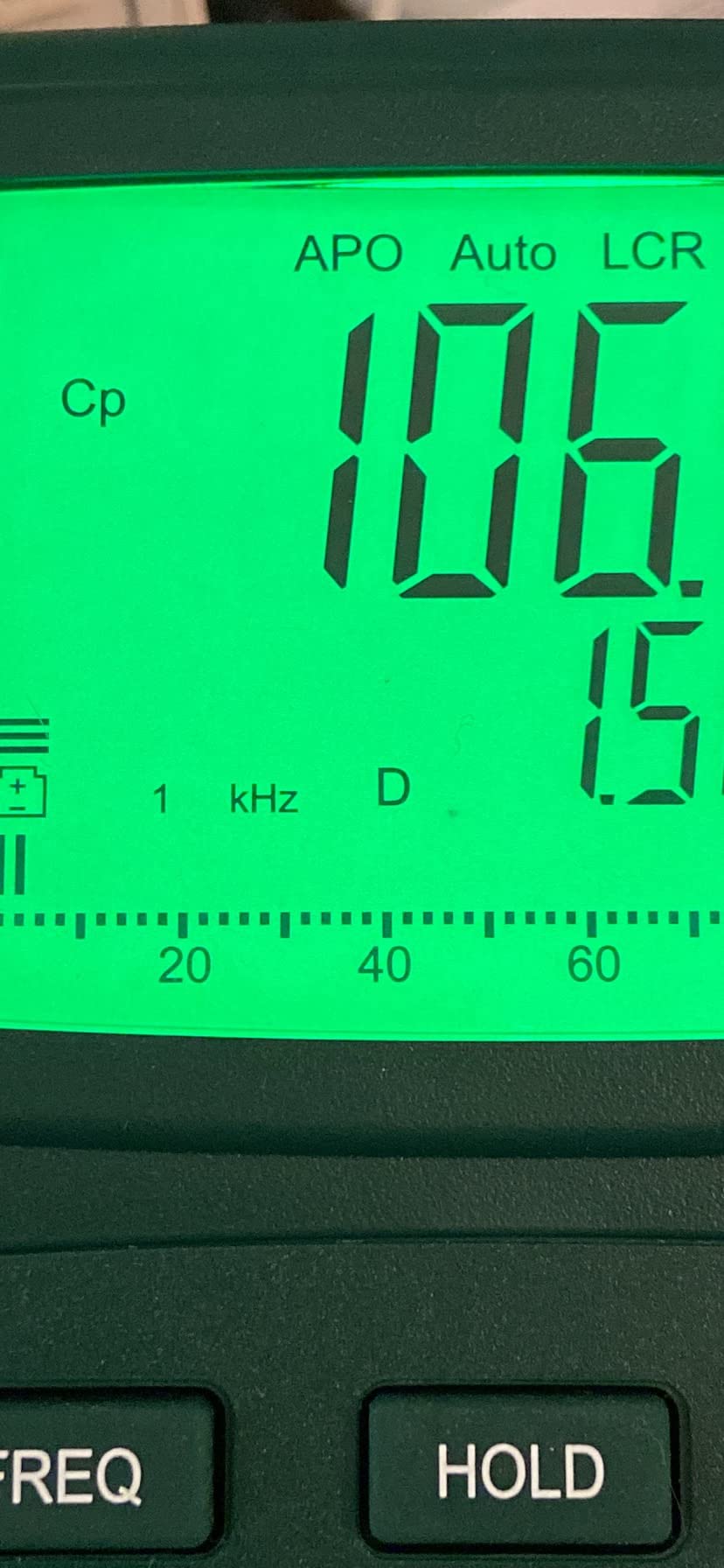 Extech LCR200 - Passive Component LCR Meter | Inductance, capacitance, resistance, Q/D/theta, 20000/2000-count dual display, 100Hz-100kHz, test fixture customer photo 2