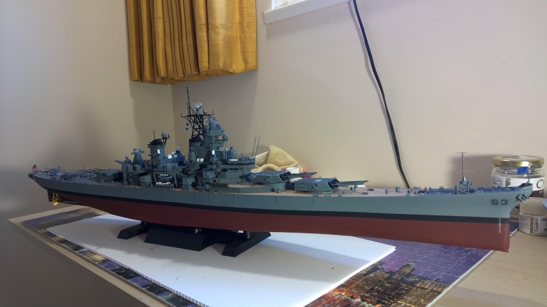 Tamiya Models USS Missouri BB-63 Circa 1991 Model Kit customer photo 1