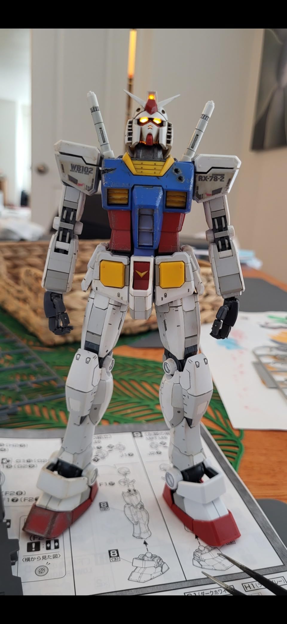 Bandai Hobby - Mobile Suit Gundam - RX-78-2 Version 3.0, Bandai Spirits 1/100 Model Kit customer photo 1