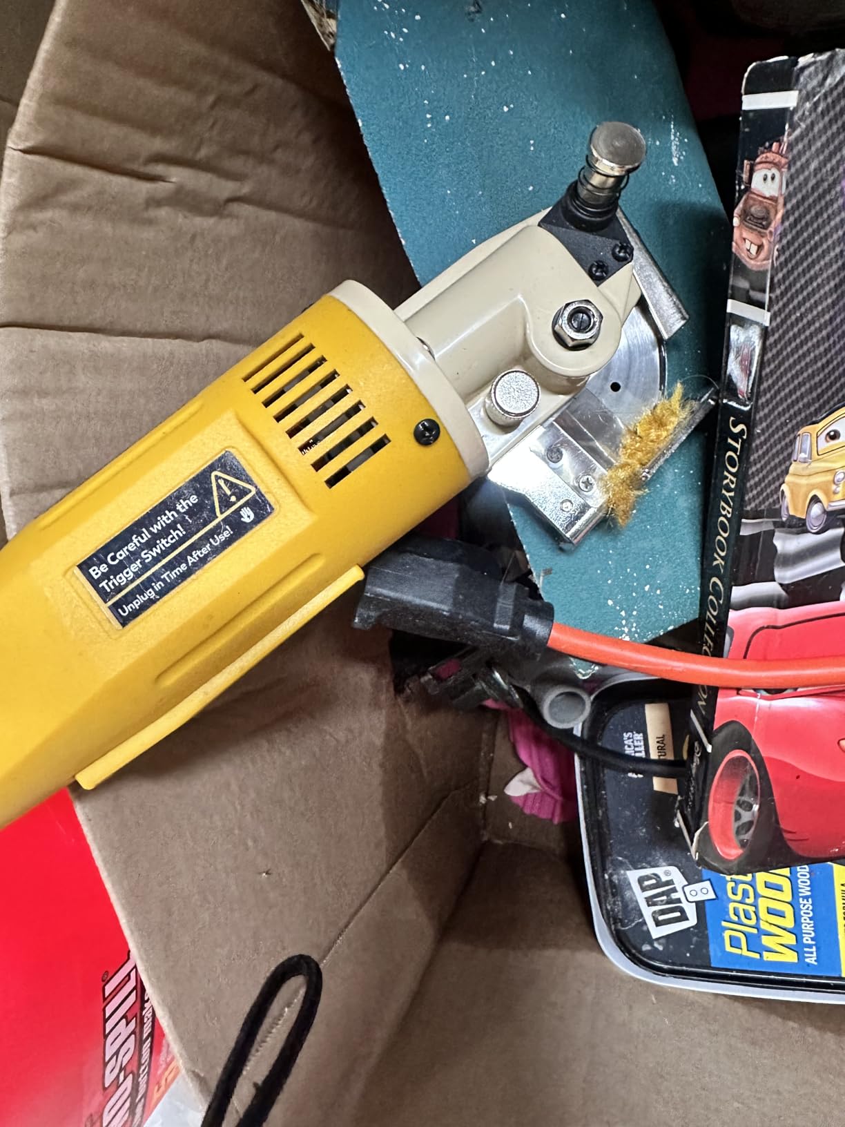 Electric Rotary Fabric Carpet Cutter heavy duty 1
