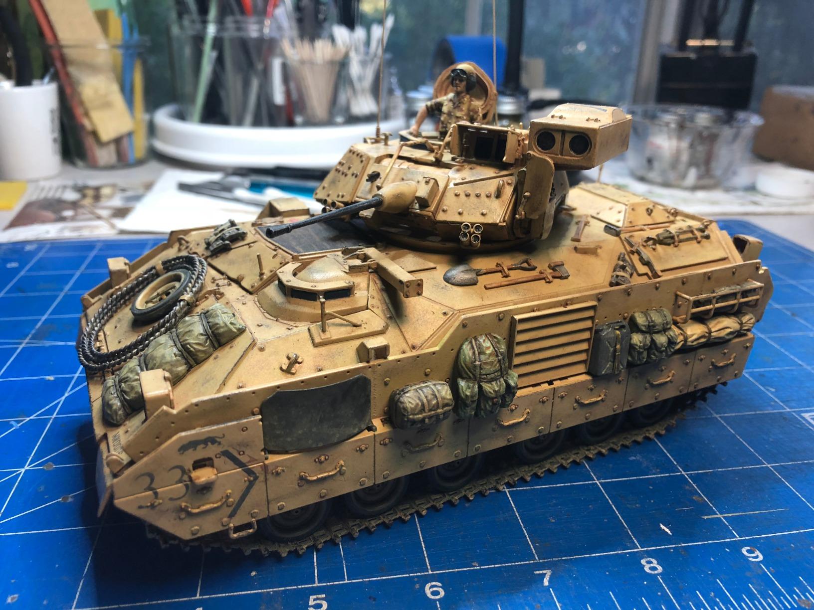 Academy 1/35 M2A2 Bradley Iraq 2003 Tank Plastic Model Kit #13205 customer photo 2