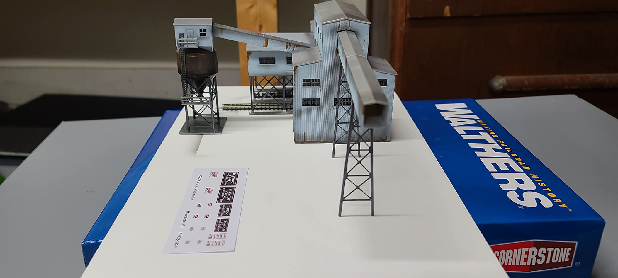 Walthers Cornerstone Diamond Coal Corporation 933-4046 HO Scale Model Railroad - Structure Kit customer photo 2