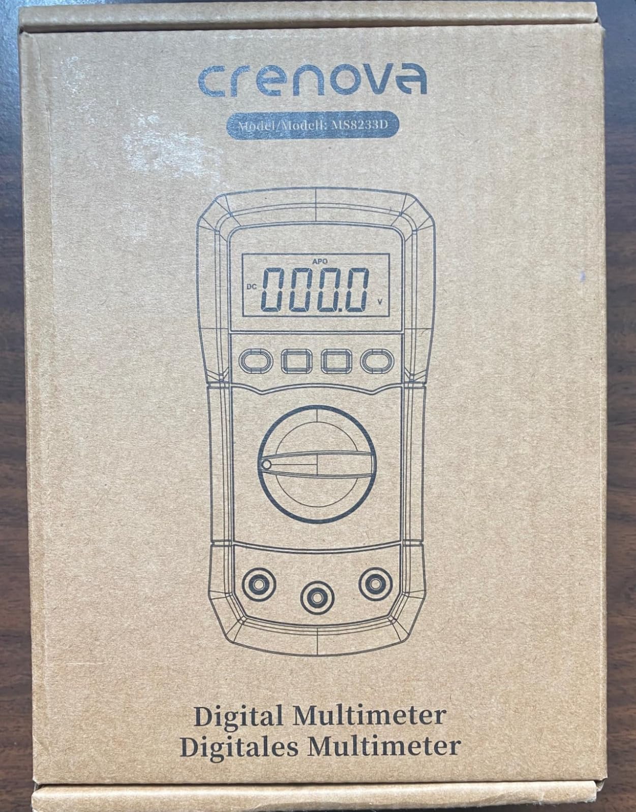 Crenova MS8233D Multimeter TRMS 6000 Counts Auto-Ranging Live Wire NCV customer photo 1
