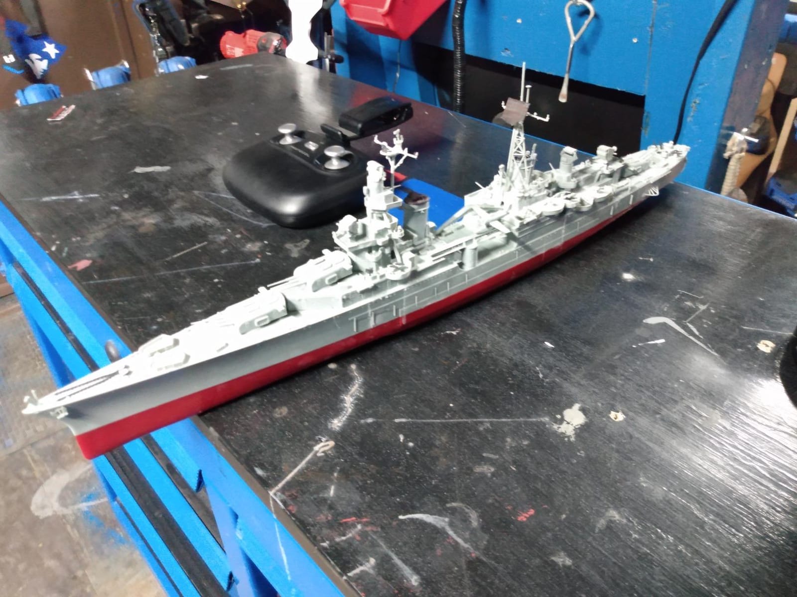 Academy Plastic Model 1/350th Scale USS CA-35 Indianapolis Military Ship Kit #14107 customer photo 1