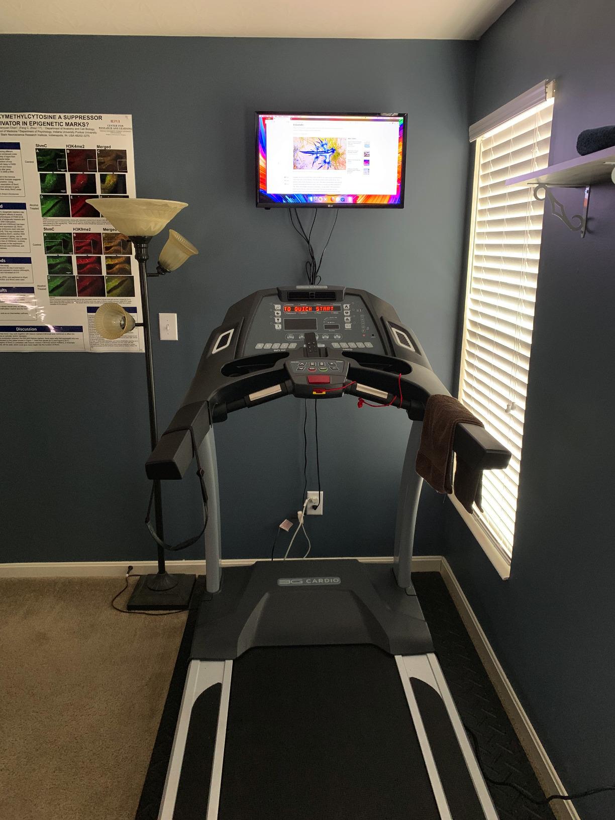 3G Cardio Elite Runner X Treadmill - Commercial Grade - FreeSync FTMS Bluetooth Connectivity - 4.0 HP - Large Ortho Flex Shock Suspension System Deck - Marathon Training - 400 lb Capacity customer photo 2