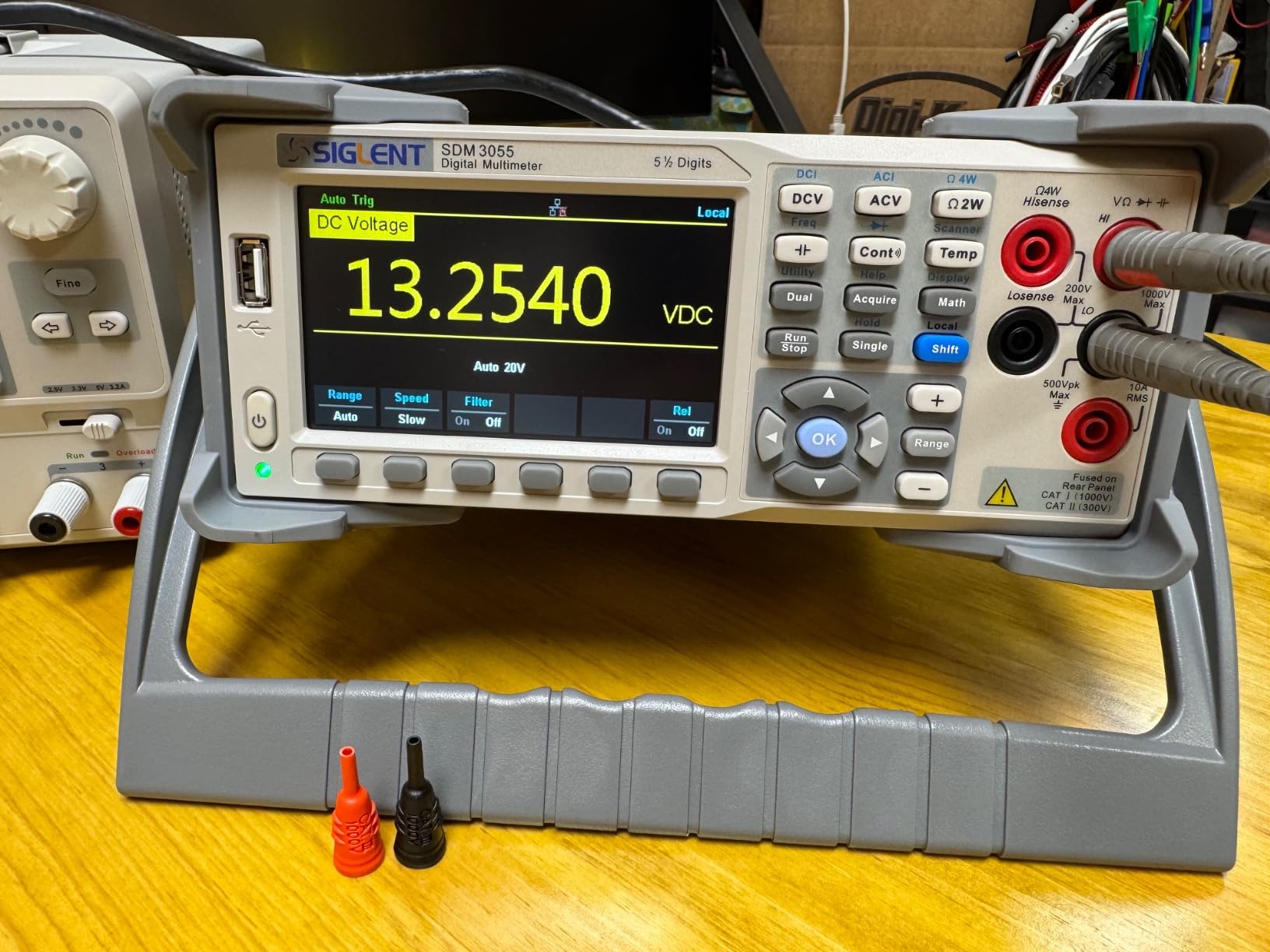 Siglent Technologies SDM3055 5.5 Digit Digital Multimeter, White/Grey customer photo 2