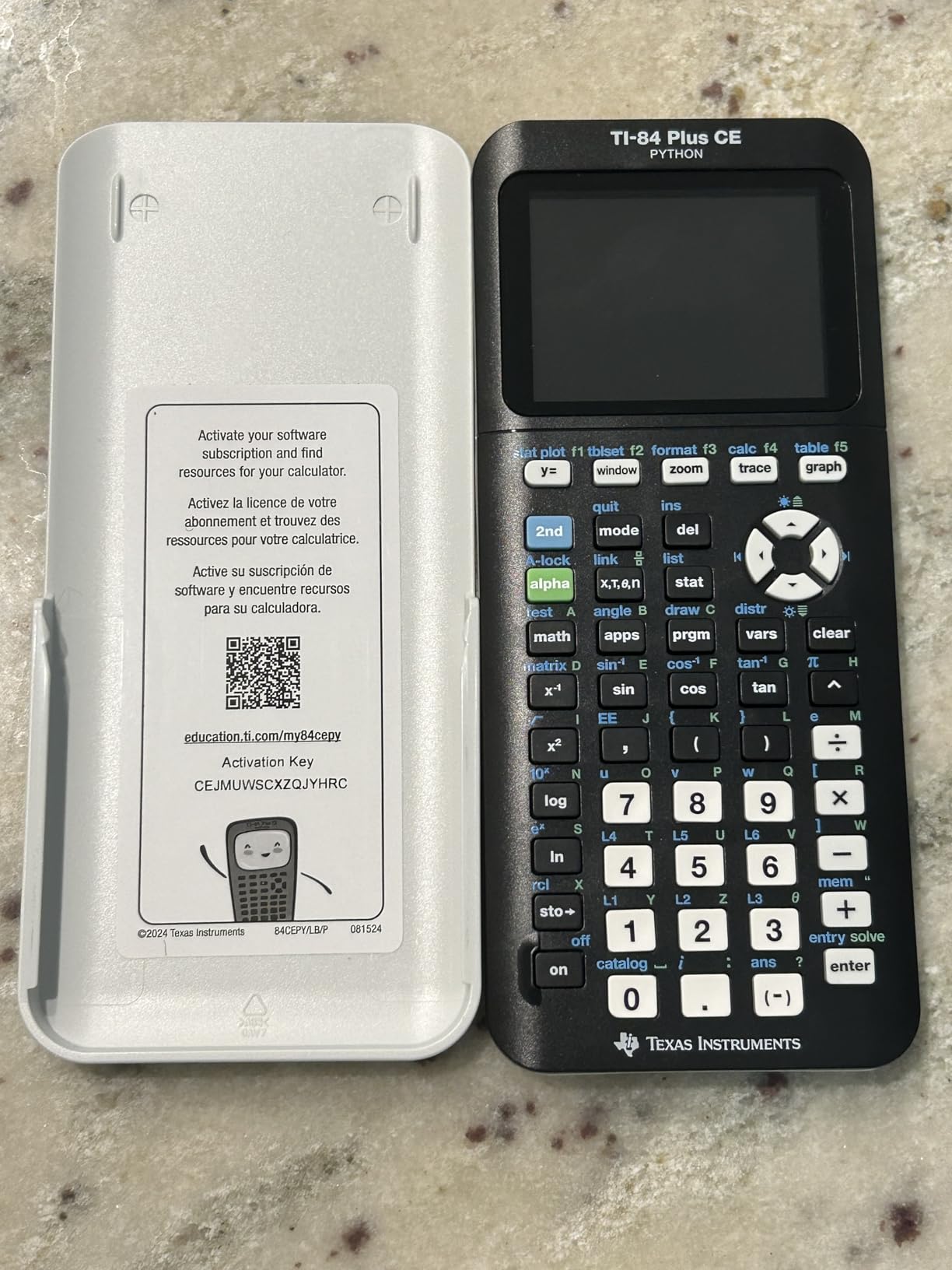 Texas Instruments TI-84 Plus CE Color Graphing Calculator, Black customer photo 1