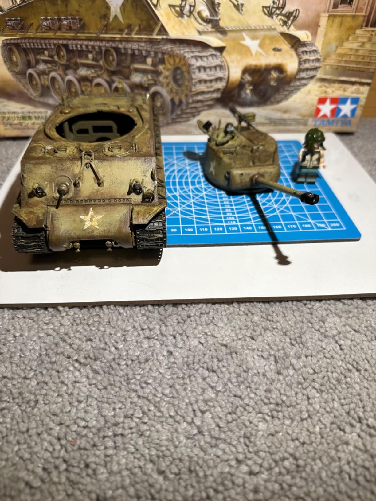 Tamiya 35346 1/35 US Medium Tank M4A3E8 Sherman Plastic Model Kit customer photo 1