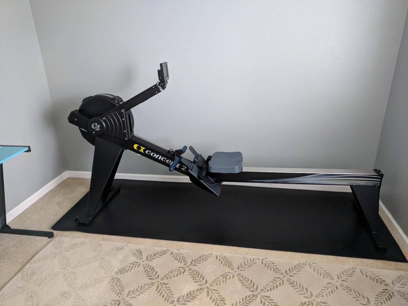 RowErg Indoor Rowing Machine with Tall Legs - PM5 Monitor, Device Holder, Adjustable Air Resistance, Easy Storage customer photo 2