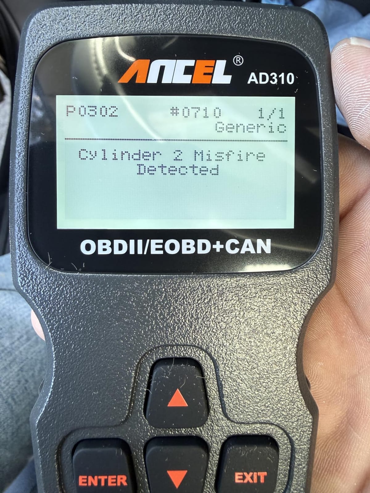 ANCEL AD310 Classic Enhanced Universal OBD II Scanner Car Engine Fault Code Reader CAN Diagnostic Scan Tool, Read and Clear Error Codes for 1996 or Newer OBD2 Protocol Vehicle (Black) customer photo 1