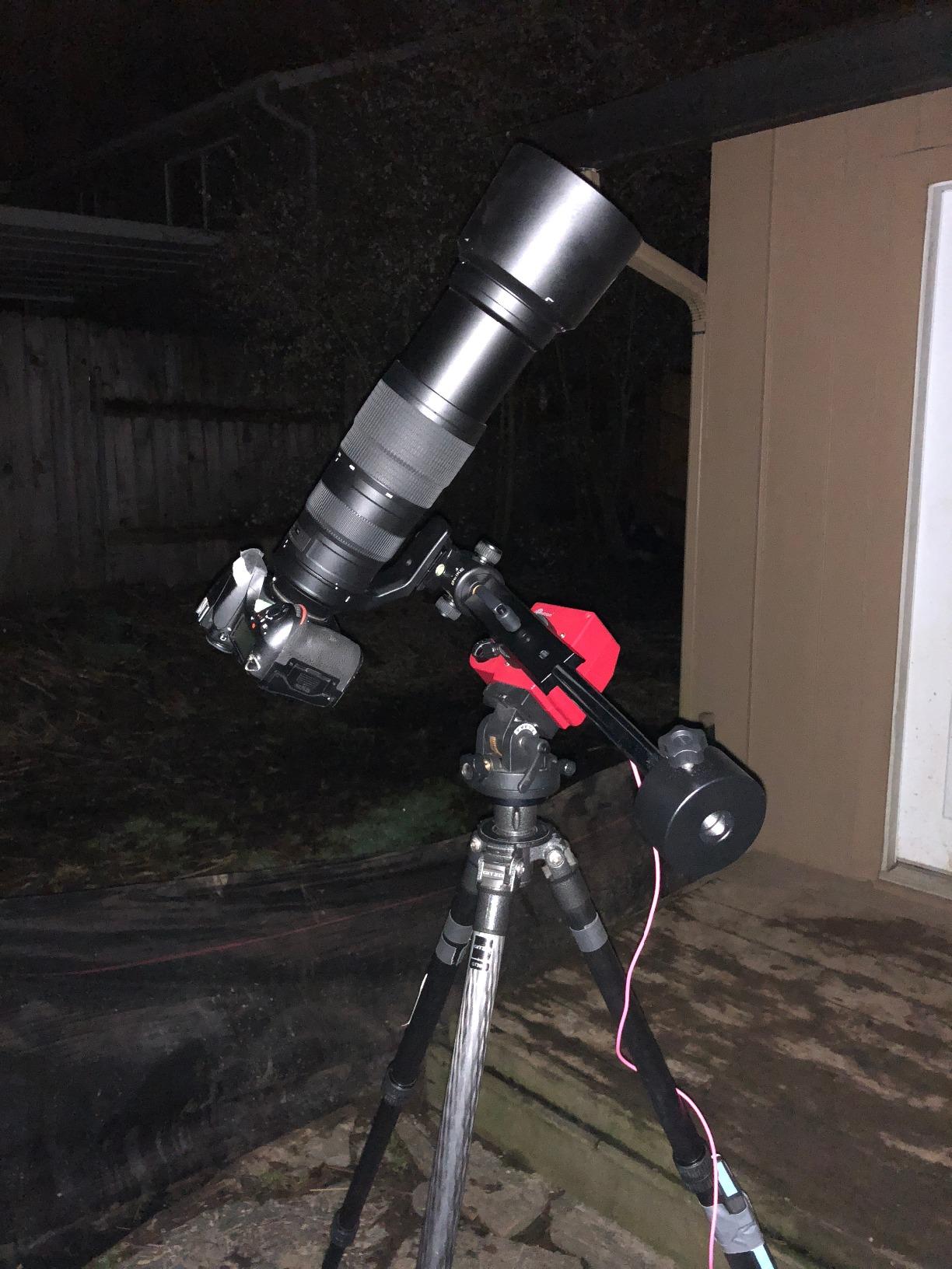 iOptron SkyTracker Pro Camera Mount with Polar Scope, Only customer photo 2
