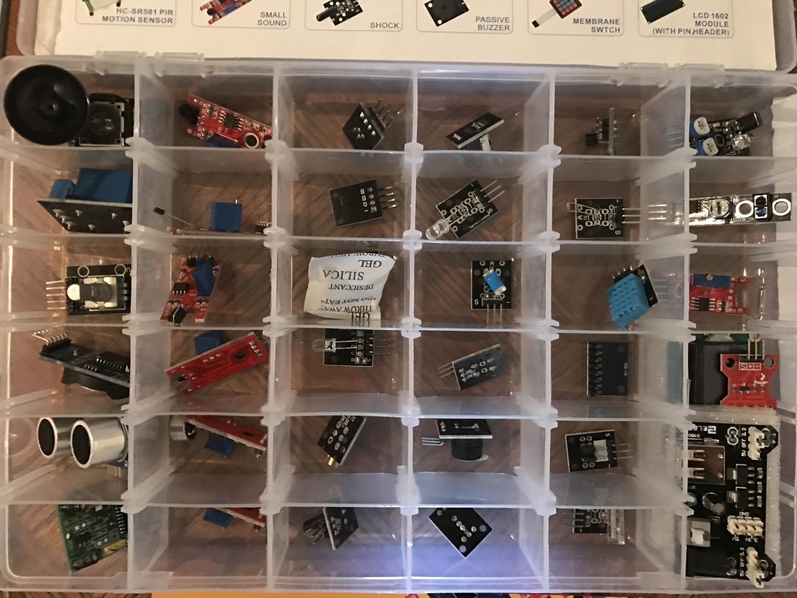 37-in-1 Sensor Modules Kit with Tutorial Compatible with Arduino | Upgraded Parts, Suitable for UNO R3 MEGA Nano, 100% Compatible with Arduino IDE and STM32, Most Commonly Used Modules customer photo 1