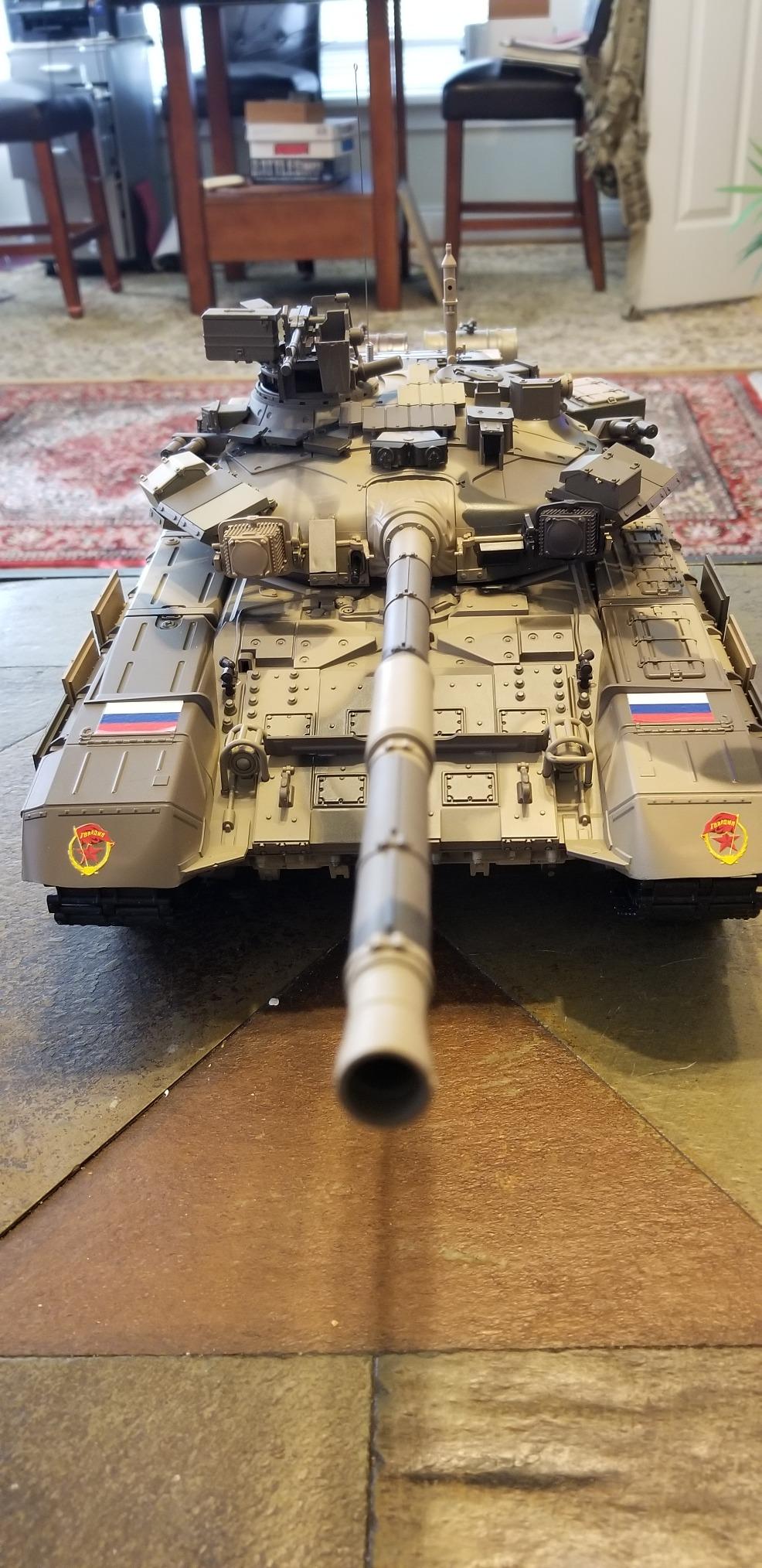 Heng Long Toucan RC Hobby Remote Control 2.4Ghz Tk7.0 1/16 Scale Russian T-90 Main Battle Tank Rc Air Soft Rc Battle Tank Smoke & Sound customer photo 2
