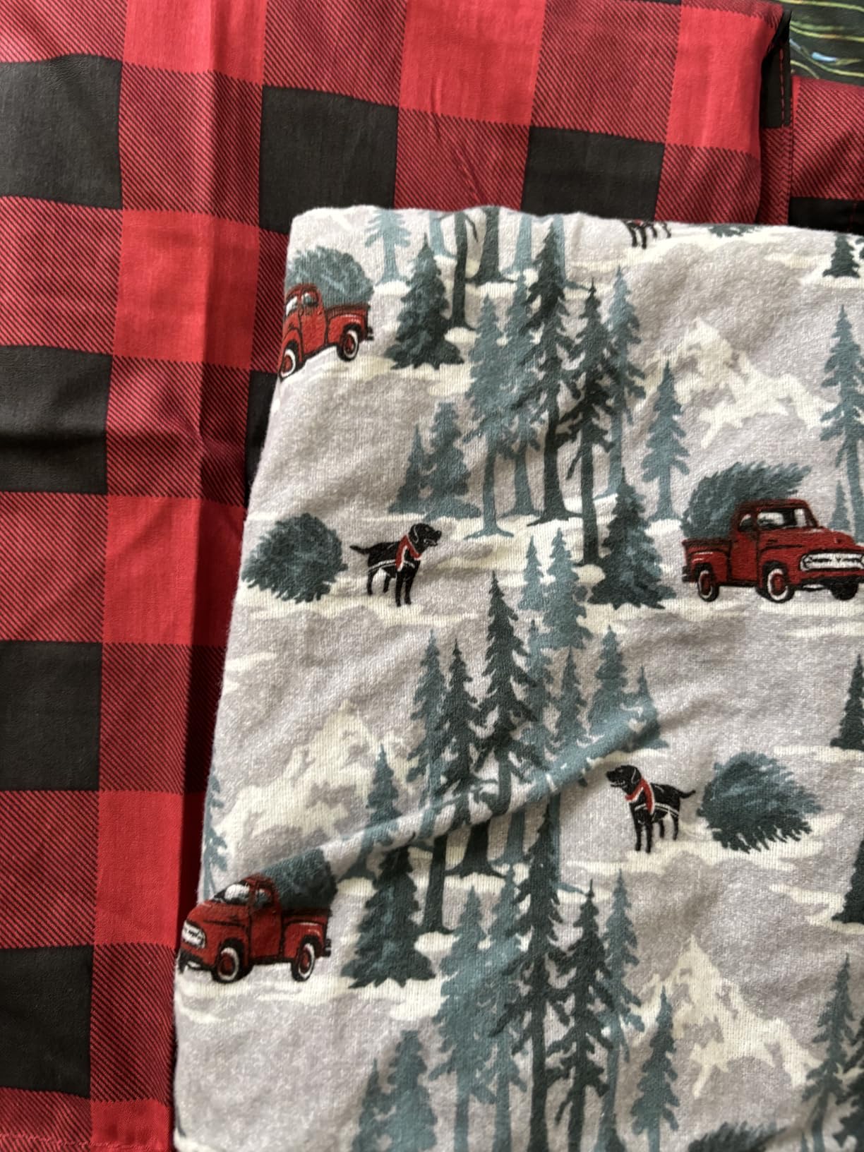 Eddie Bauer - Twin Duvet Cover Set, Reversible Flannel Bedding Set with Matching Sham, Medium-Weight, Dorm Essentials (Black Check) customer photo 1