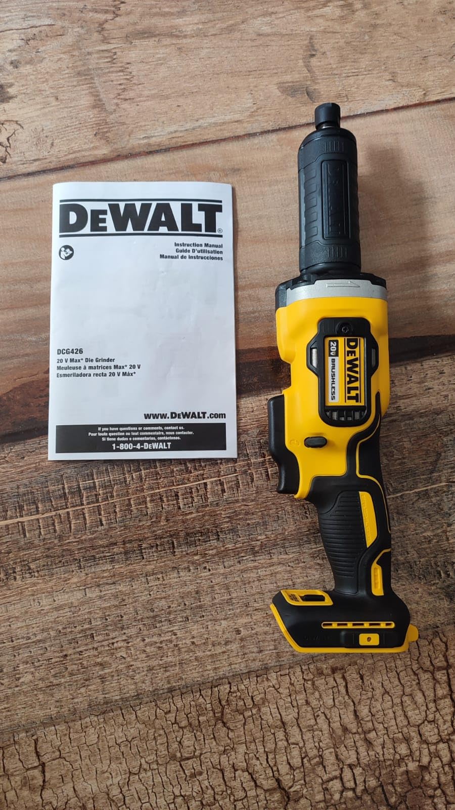 DEWALT DCG426B 20V Max Variable Speed Die Grinder, Tool Only customer photo 2