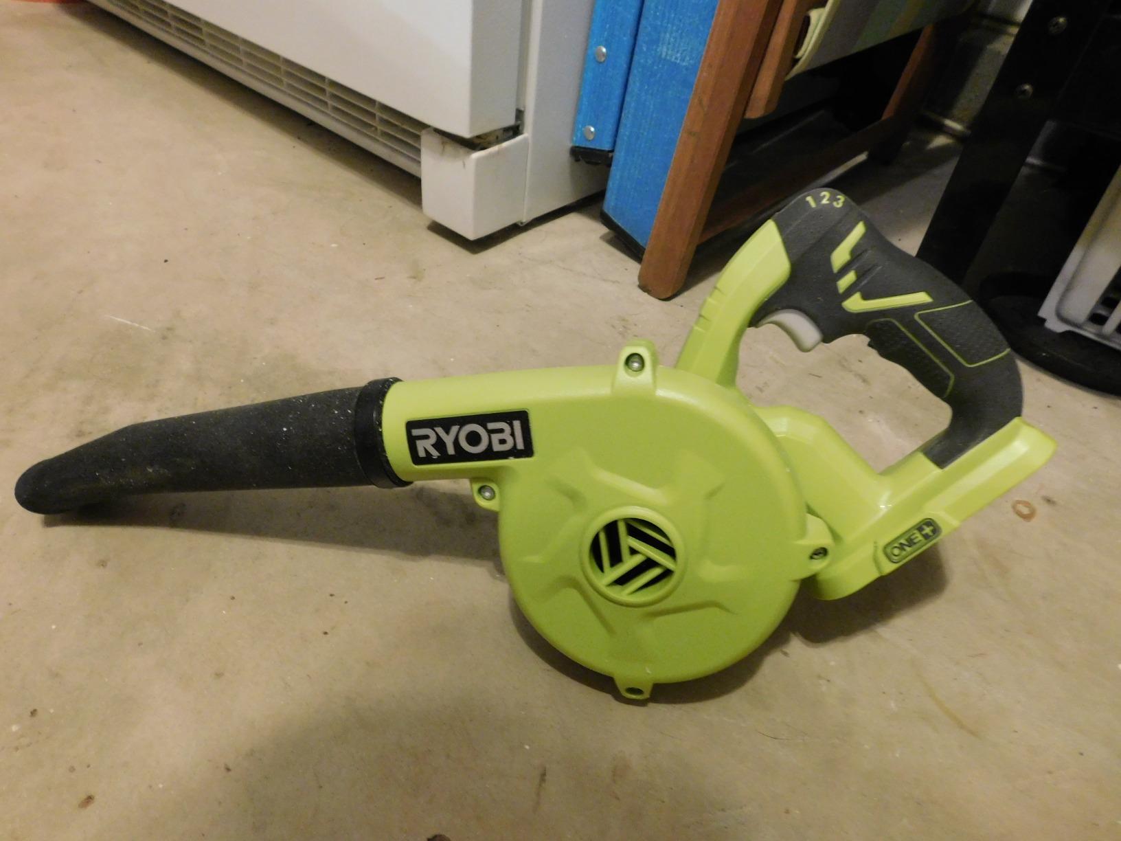 RYOBI ONE+ 18V CORDLESS COMPACT WORKSHOP BLOWER TOOL ONLY P755 customer photo 1