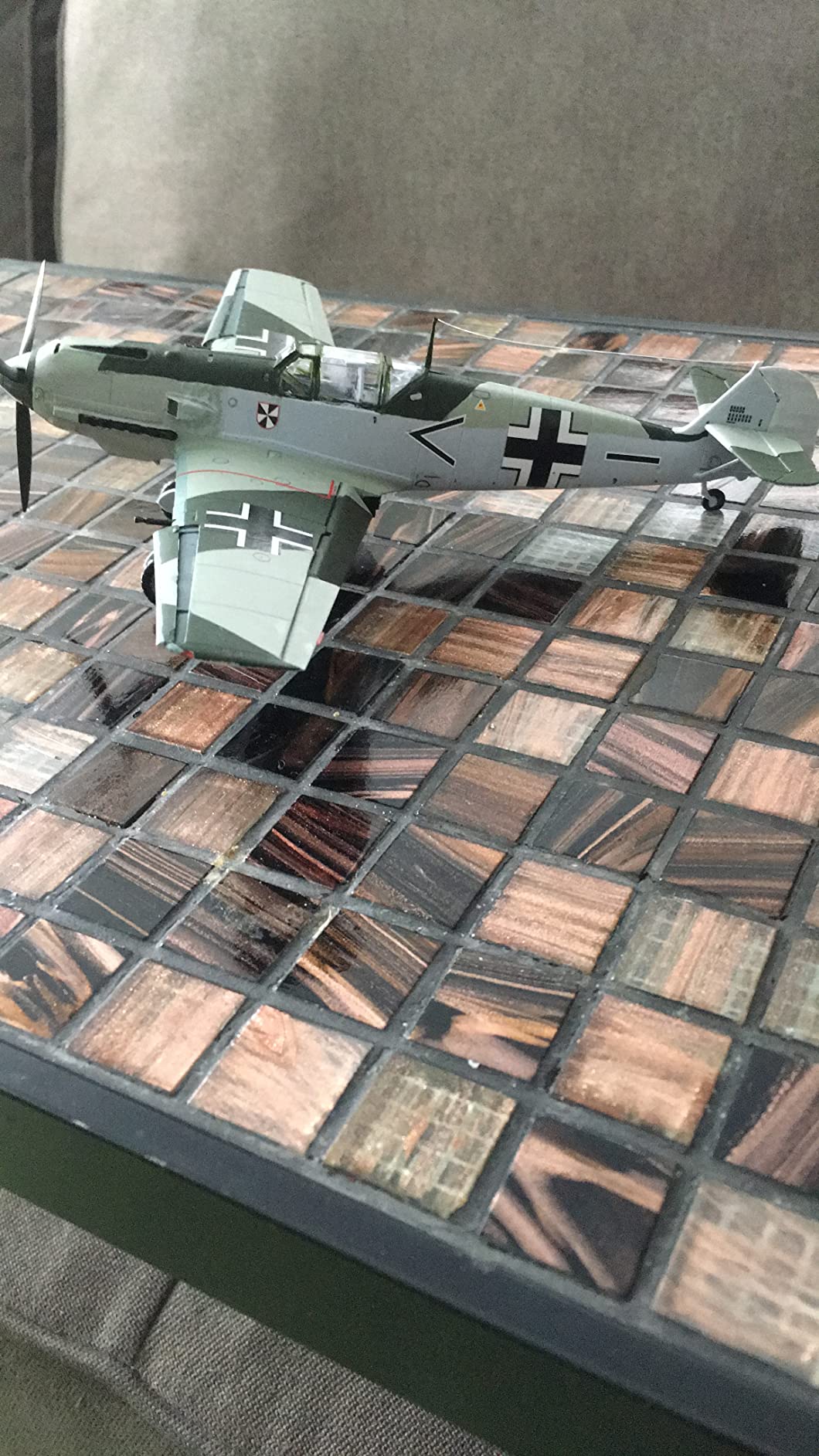 Airfix Model Airplane Kit - A05120B Messerschmitt Bf109E-4 / E-1 Military Aviation Plastic Model Kit, Multicolor - Scale 1:48 customer photo 1