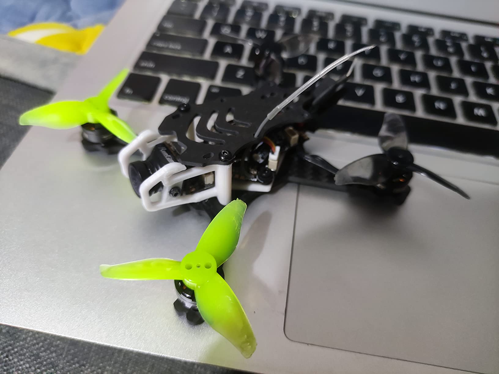 Genie110 2.4 inch Micro Carbon Fiber FPV Quadcopter Frame racing drone | 110mm wheelbase, 2.5mm Arm, support for Runcam Micro Swift, Micro Sparrow FPV camera customer photo 1
