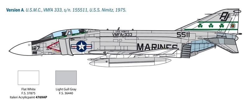 Italeri 2781 1:48 - F-4j Phantom II customer photo 2