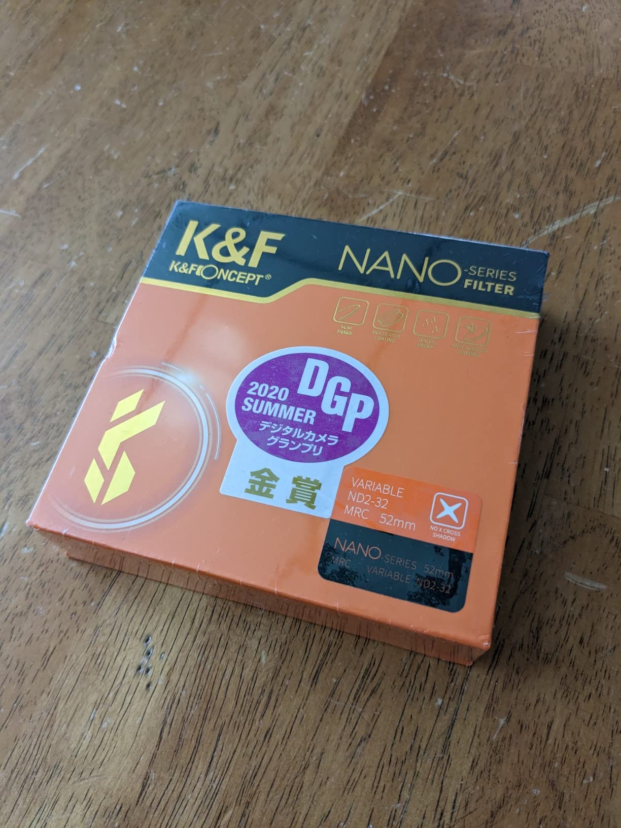K&F CONCEPT 77mm Variable ND Filter ND2-ND32 (1-5 Stops) No X Cross | High-Definition Waterproof Adjustable Neutral Density Filter with 28 Multi-Layer Coatings (Nano-X Series) FN712 customer photo 1