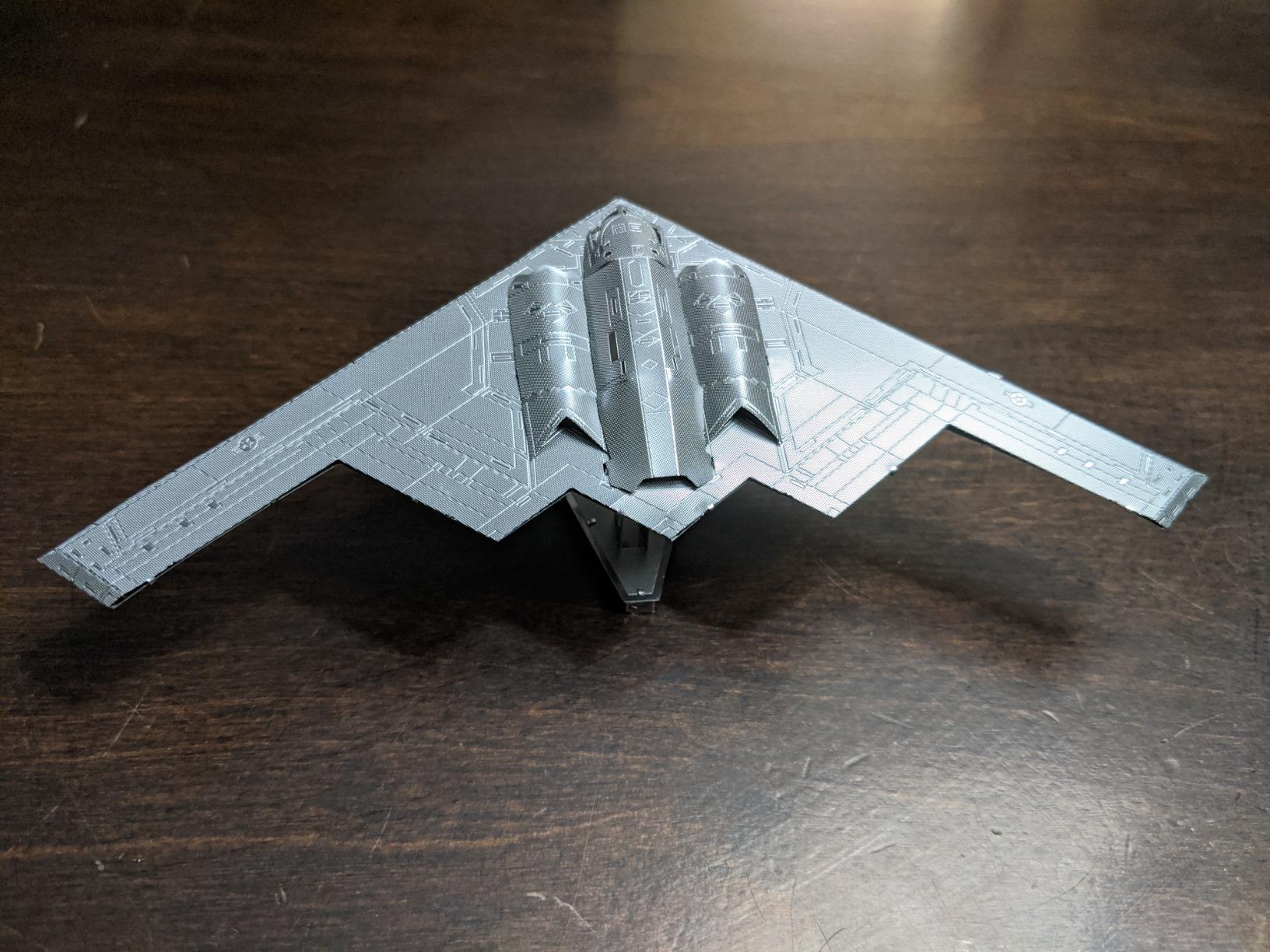 Fascinations Metal Earth Premium Series B-2A Spirit Stealth Bomber 3D Metal Model Kit customer photo 2