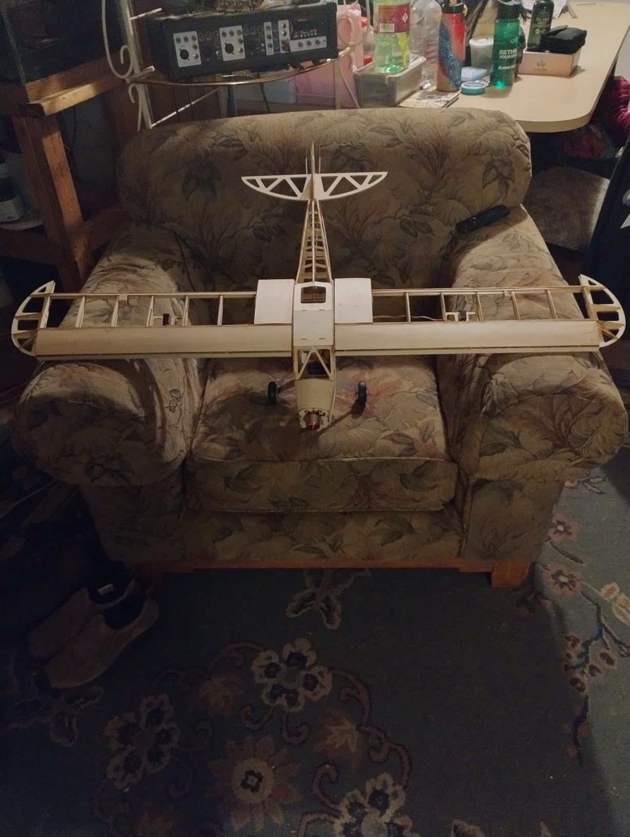Upgrade Piper Cub J3 Model Aircraft, 47'' Laser Cut Balsa Wood RC Airplane Kits to Build, DIY Vintage Airplane Model for Adults (KIT+Motor+ESC+Servo+Covering) customer photo 2