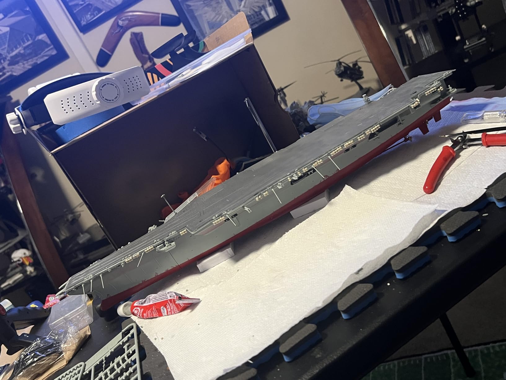 Academy USS Enterprise CVN-65 Aircraft Carrier Plastic Model Kits 1/600 Scale customer photo 1