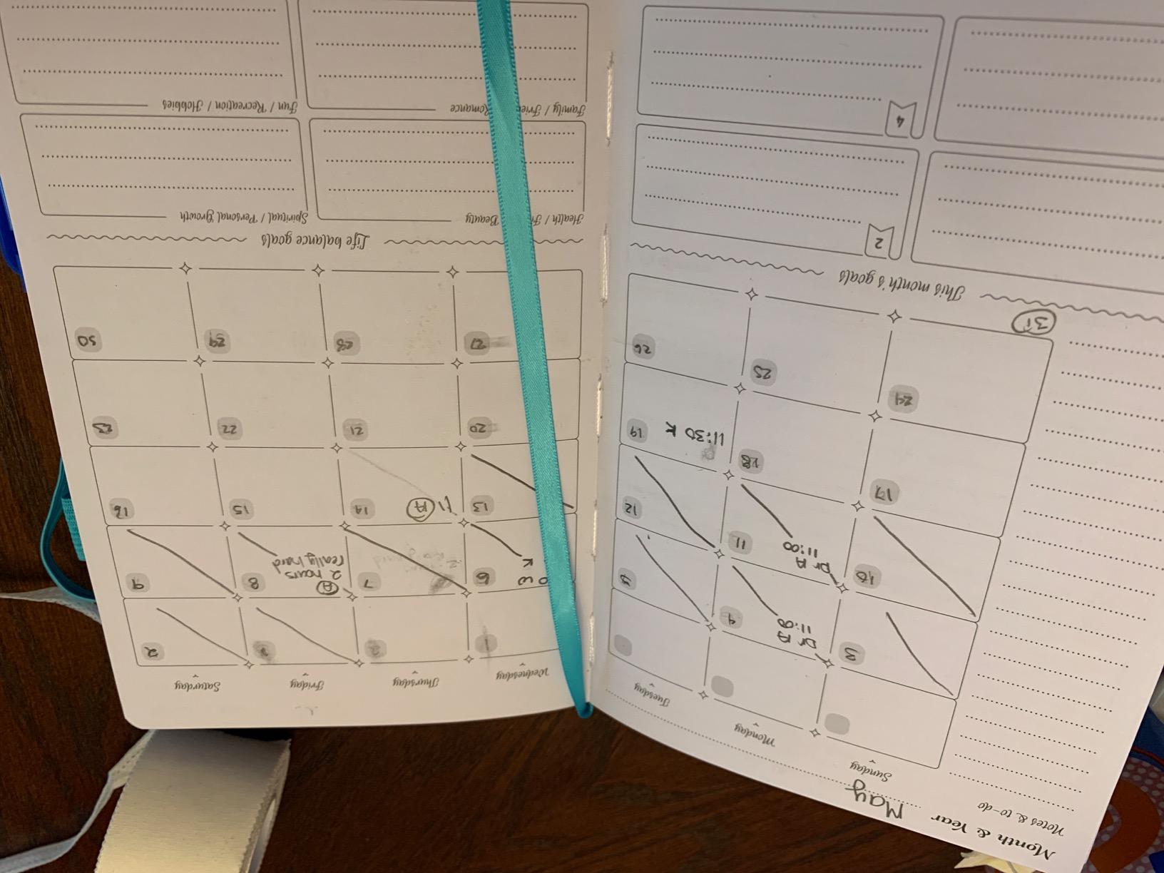 GoGirl Planner for Women, Undated Weekly Agenda Journal, Hot Pink | 5.8 x 8.3 in personal & work organizer, weekly, monthly & daily time management, life goal & productivity daily notebook customer photo 2