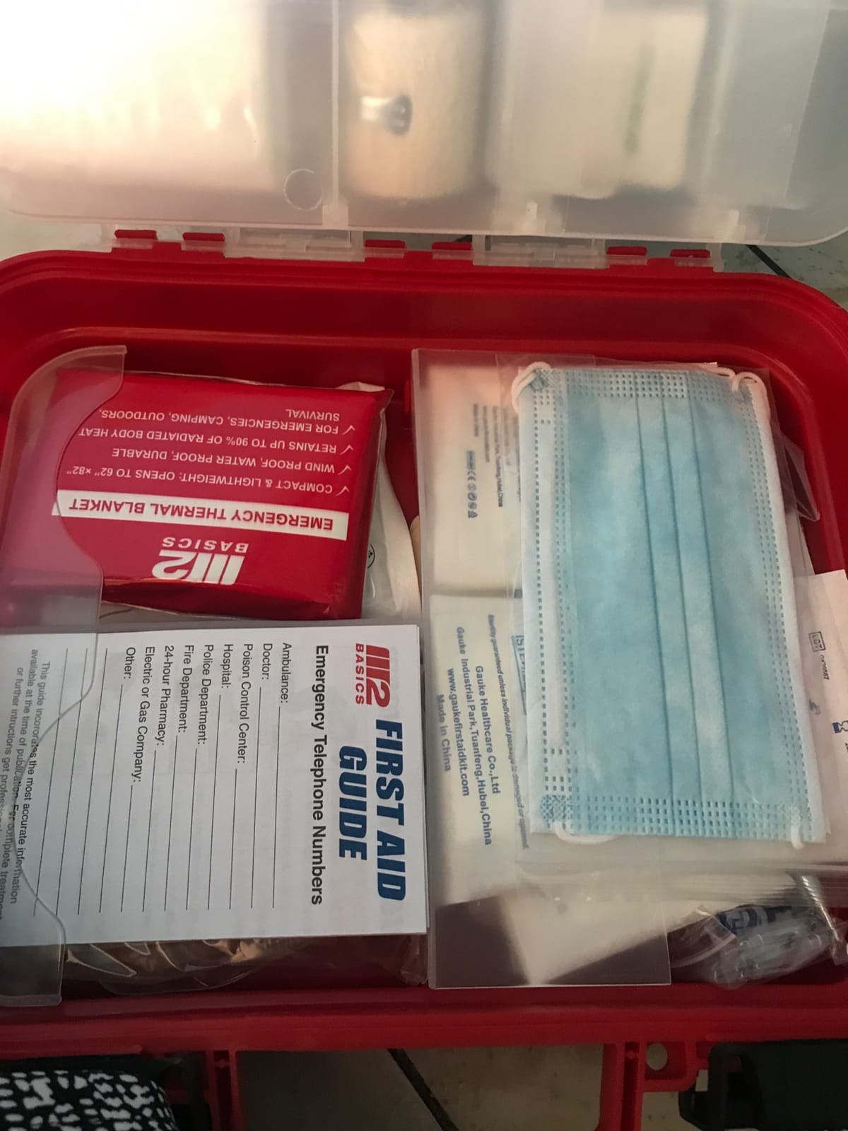 M2 BASICS 350 Piece Professional Wall-Mount First Aid Kit, Home, Business customer photo 2