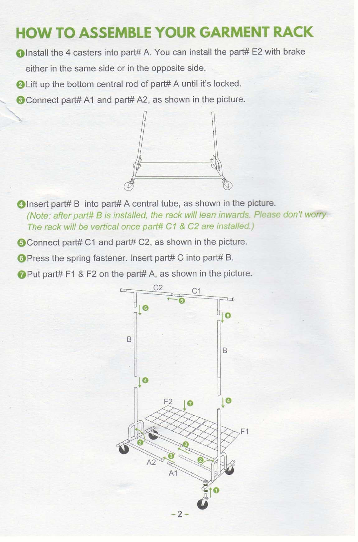 HOKEEPER Clothing Garment Rack Capacity 525LBS Collapsible Clothes Rack customer photo 1